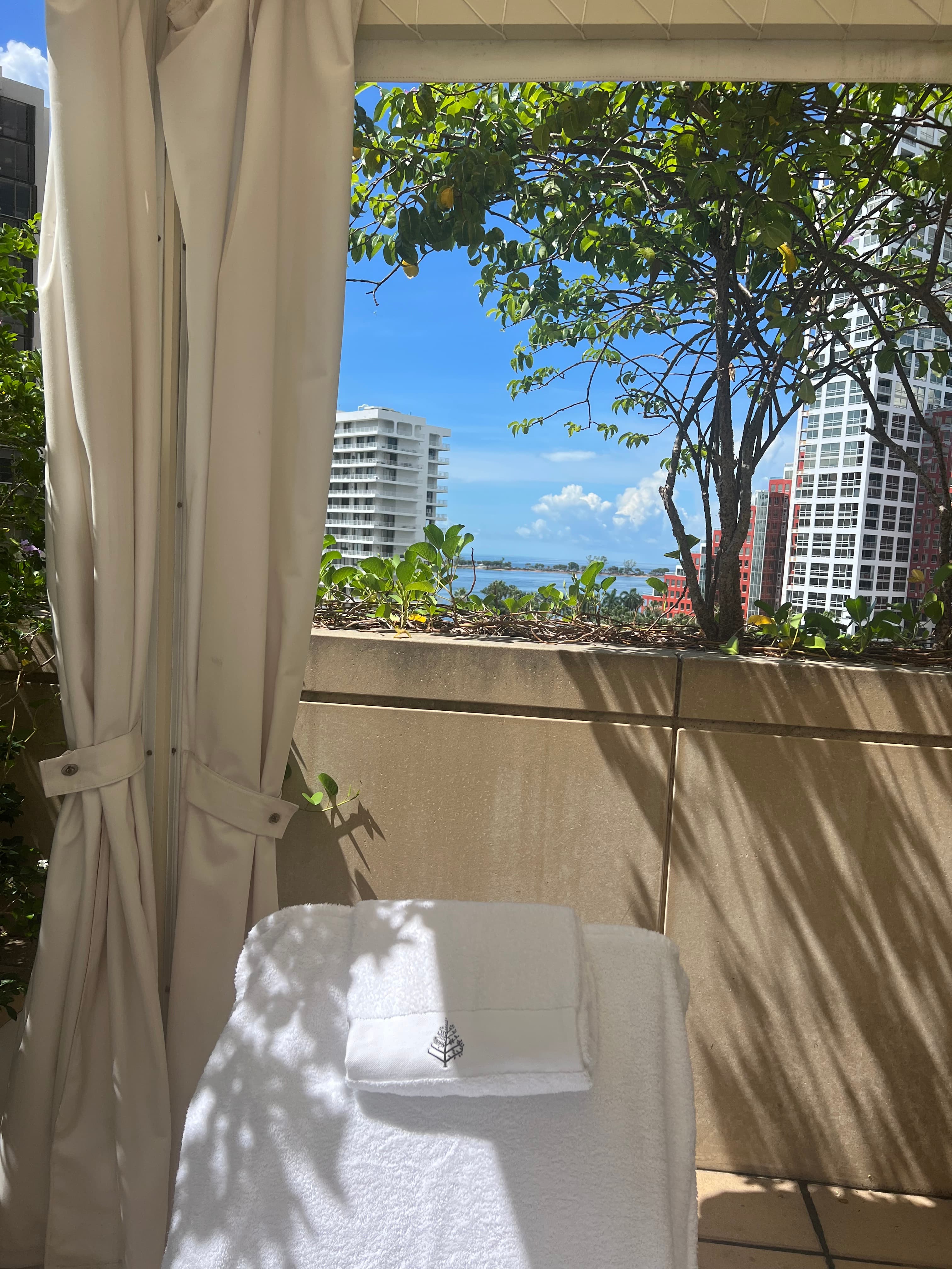 Window view from hotel room