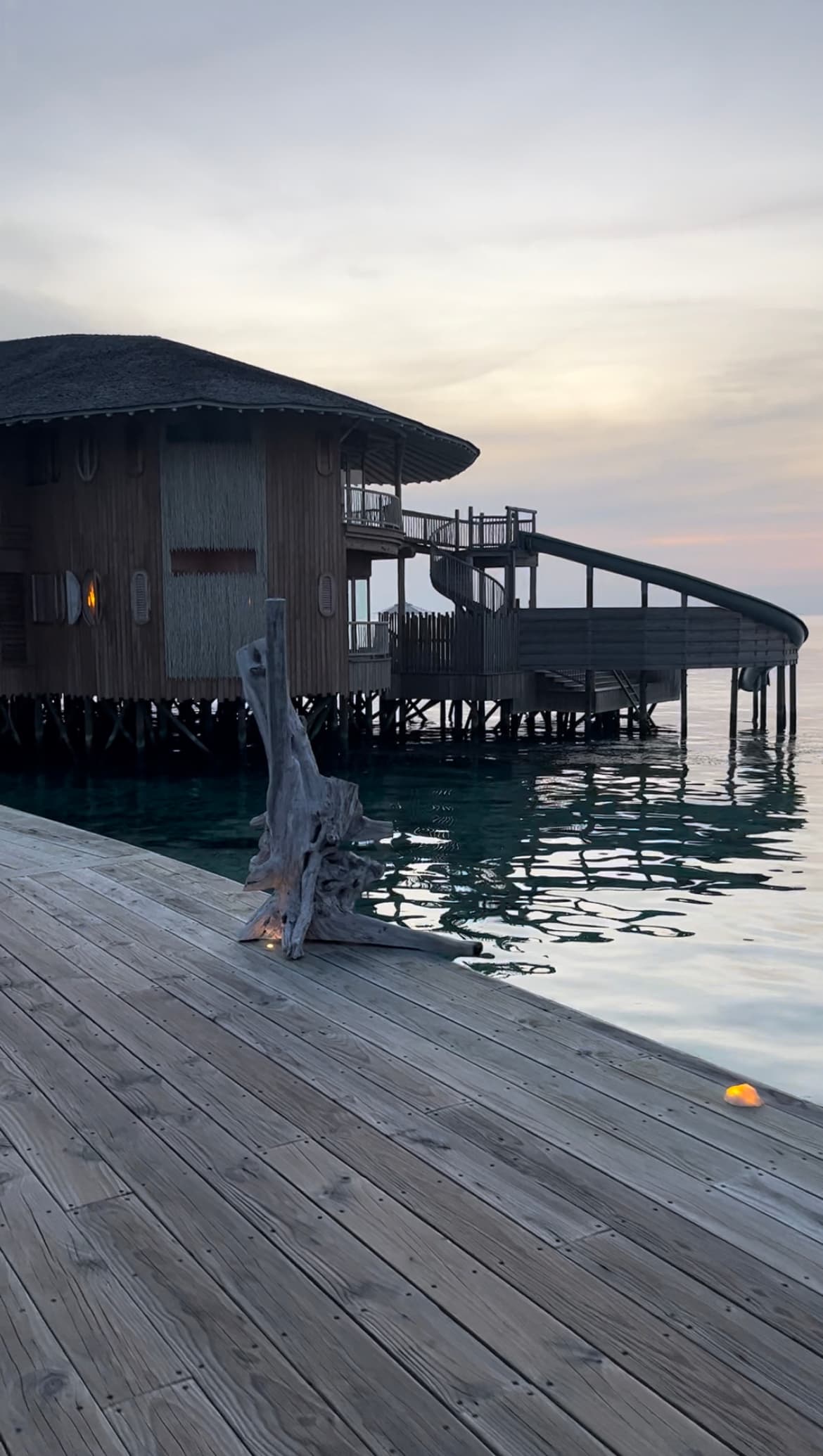View of resort in water