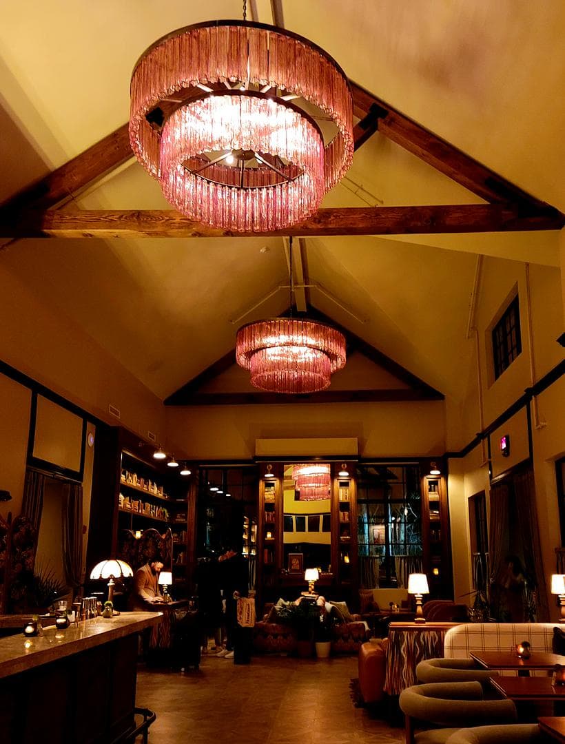 lobby area for the hotel