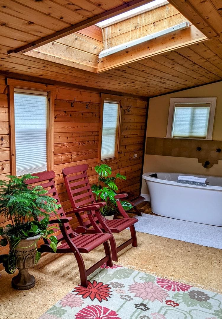 An artistic bath place