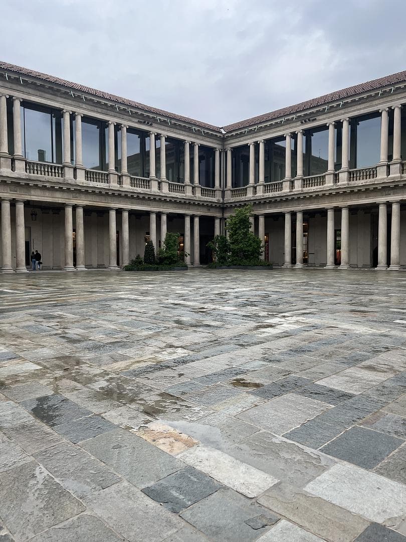 Beautiful medieval balcony style