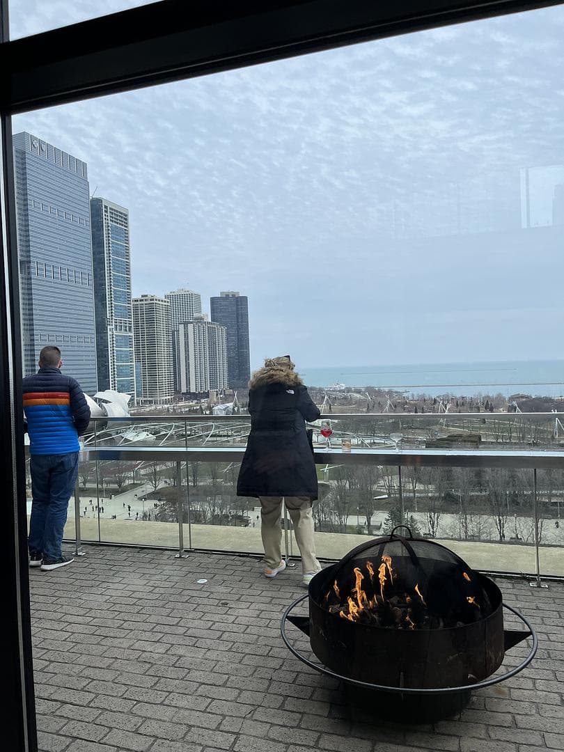 balcony view from hotel