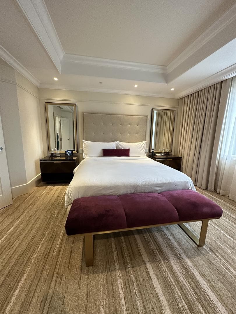 A suite room with a view.