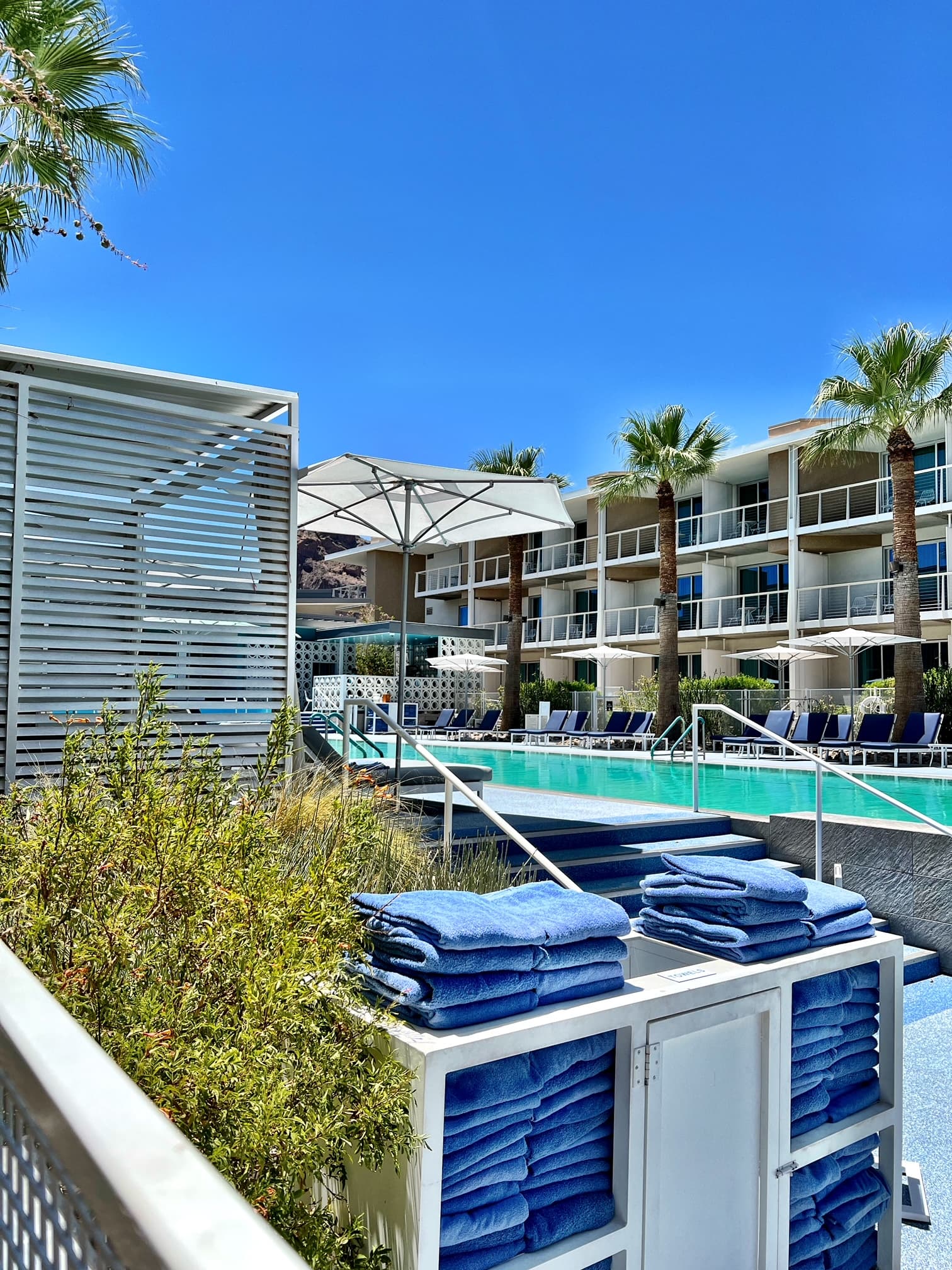 Pool and Pool Bar View