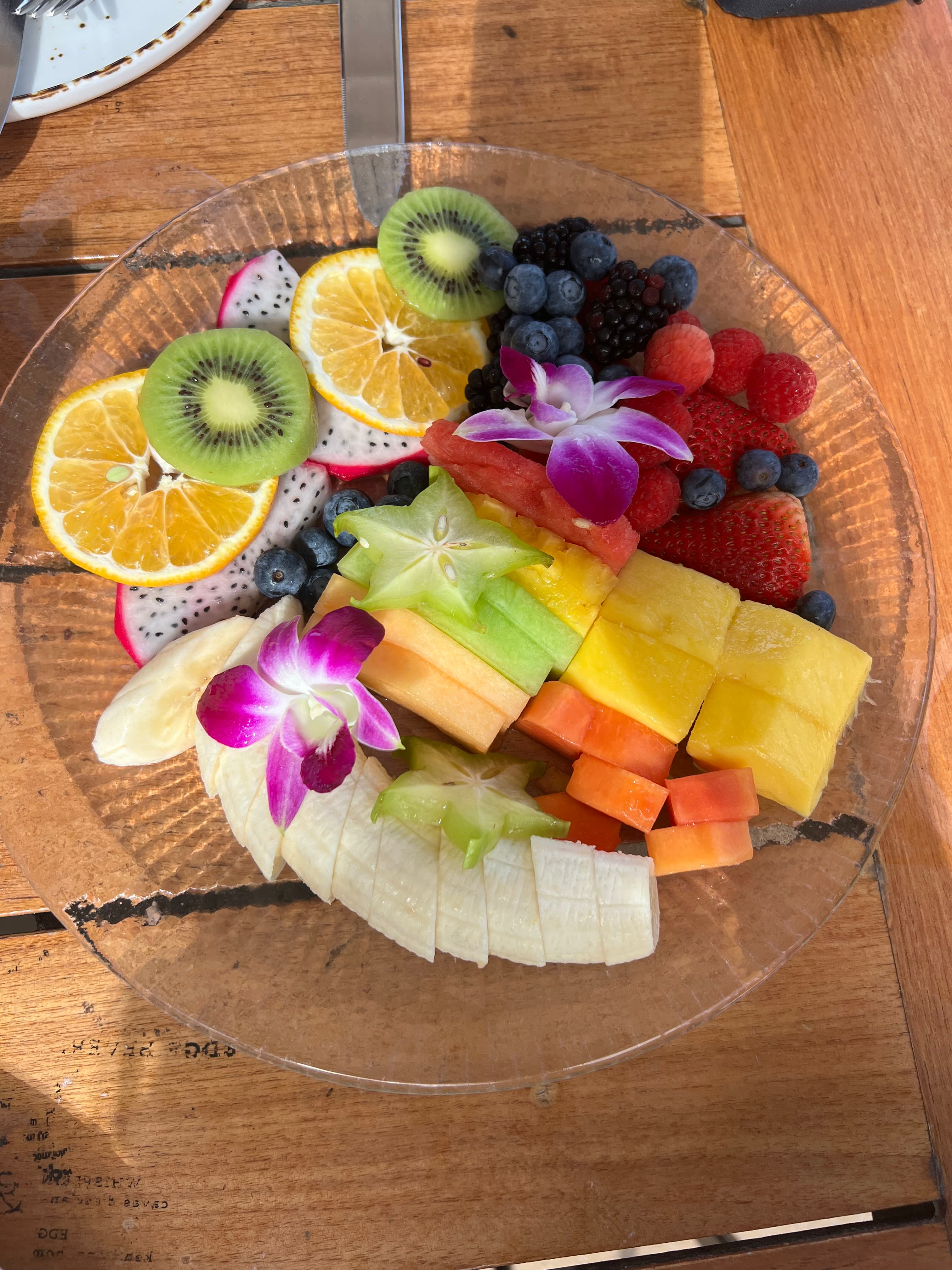 Fruits in plate