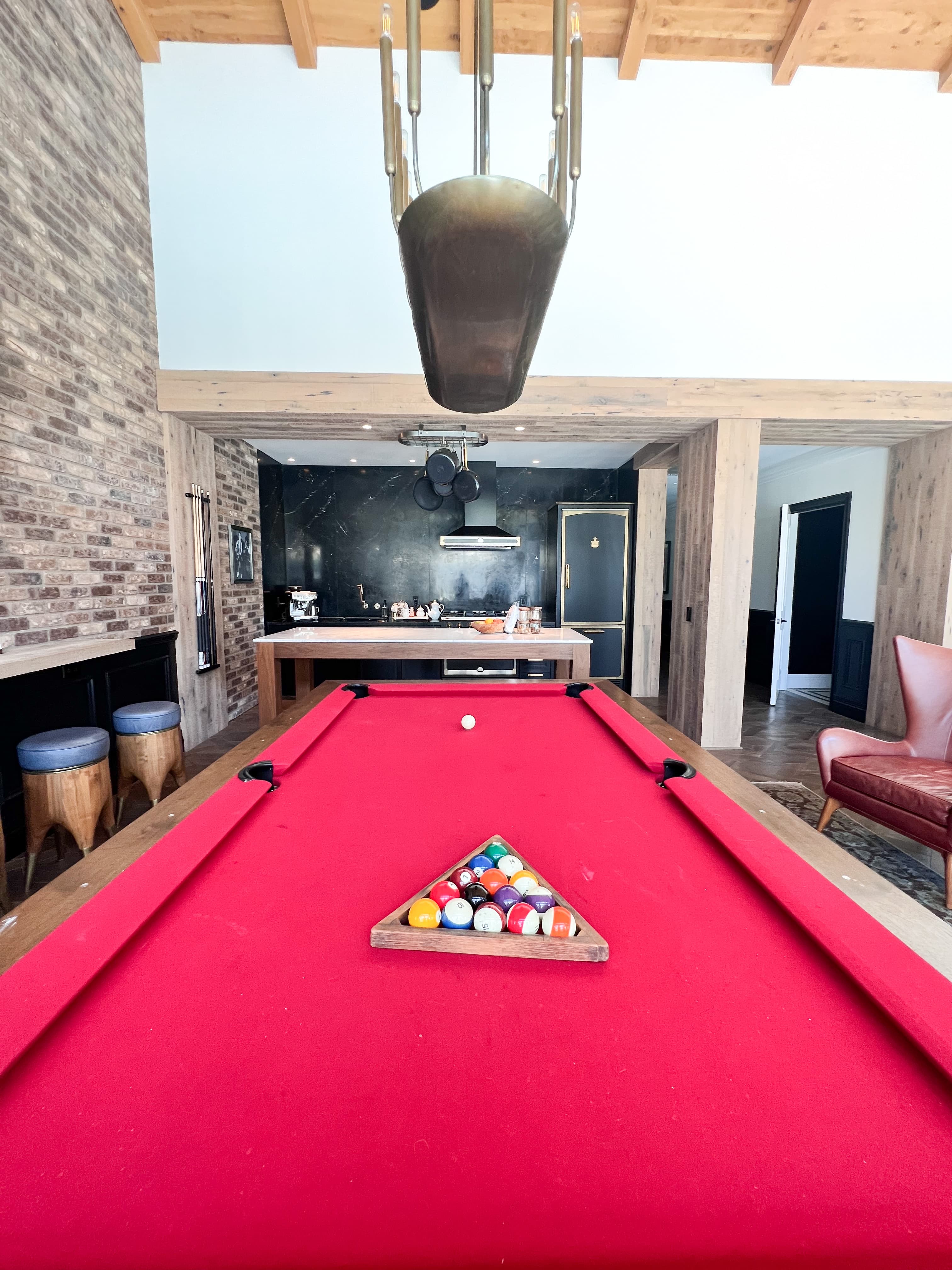Hotel inside Billard board