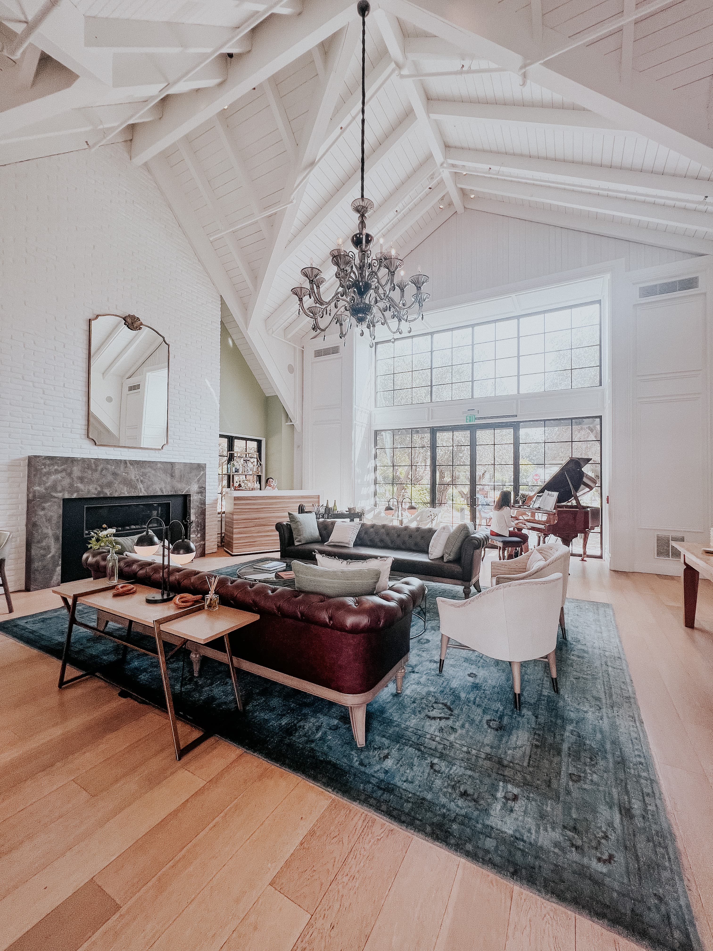 View of hotel lounge