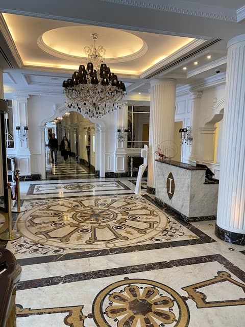 View of hotel lobby