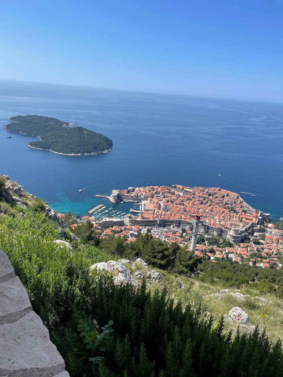 View of sea and seaside