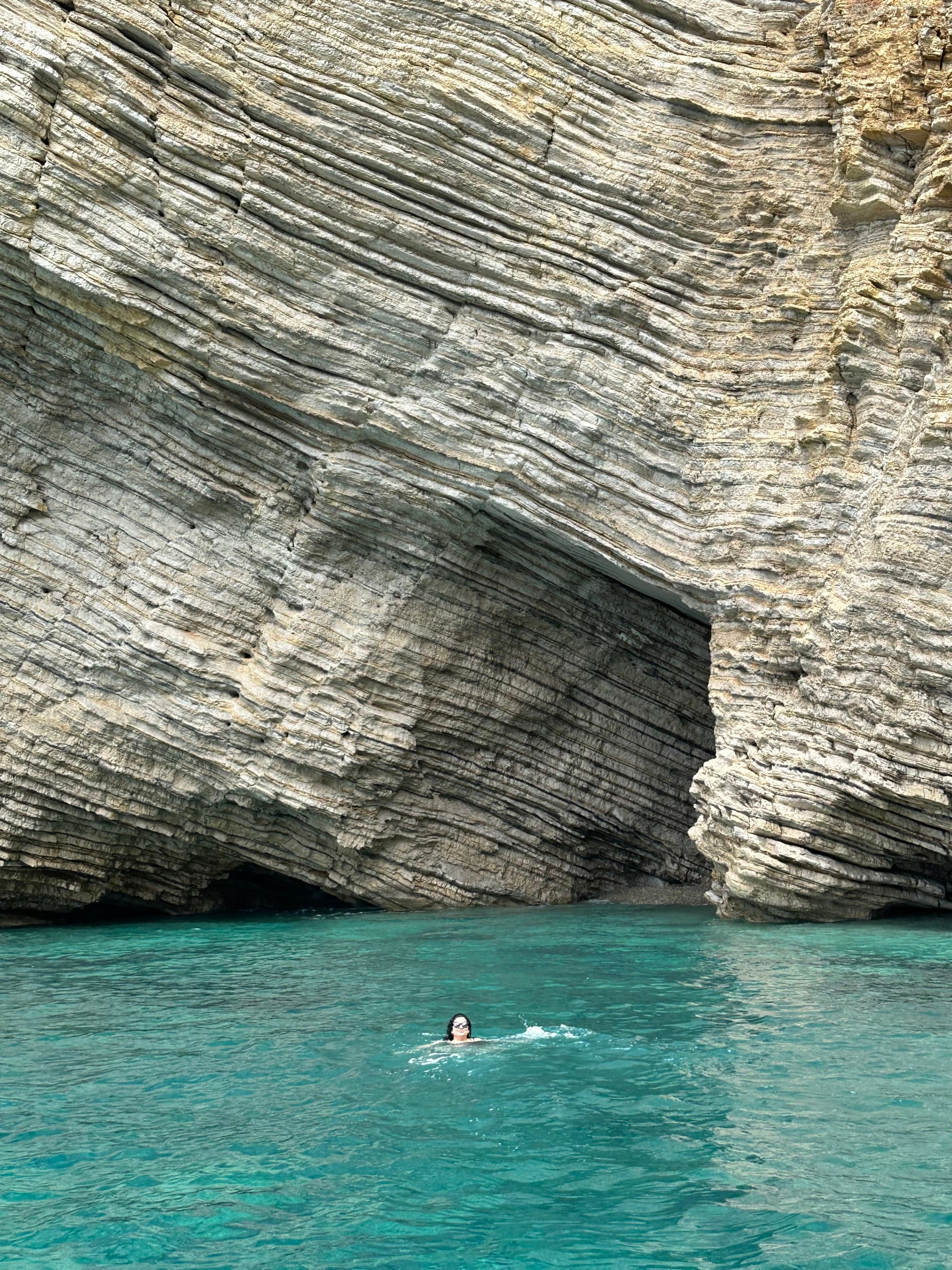 Swimming in the waters