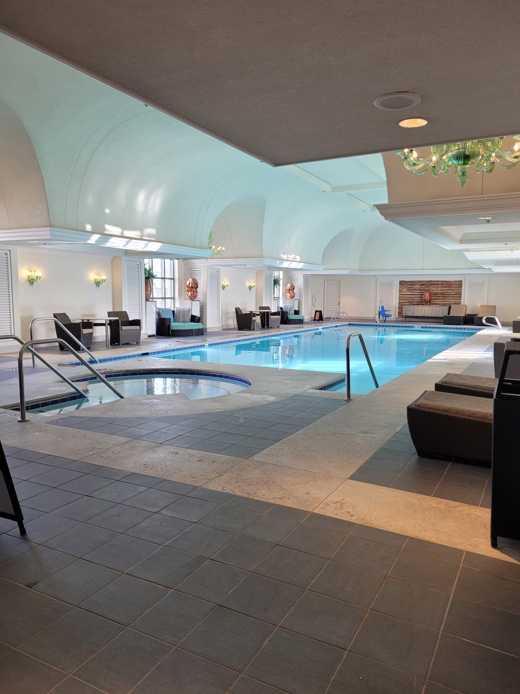 Indoor Pool, Grand America - Courtney Erbe