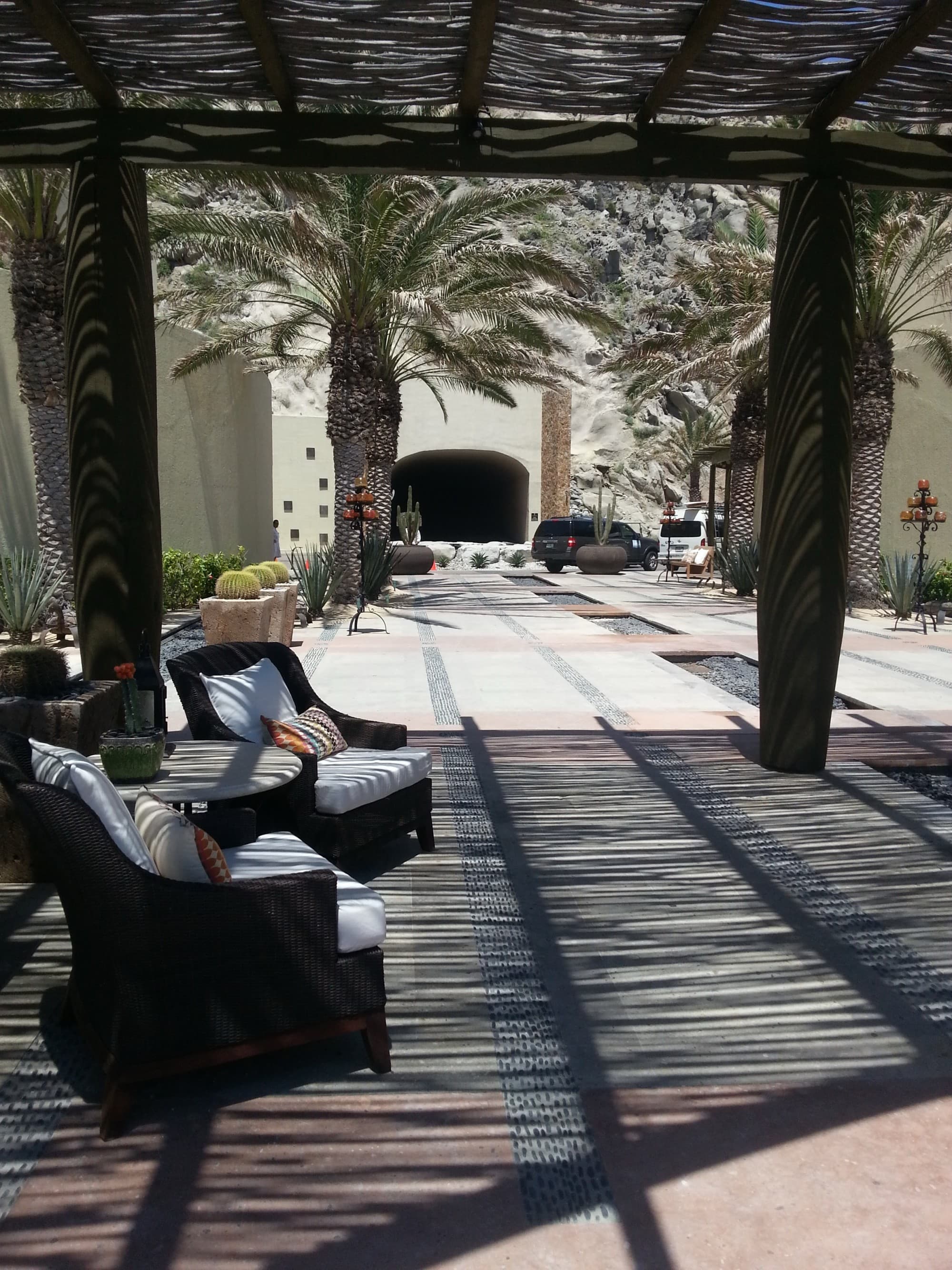 Outside seating area