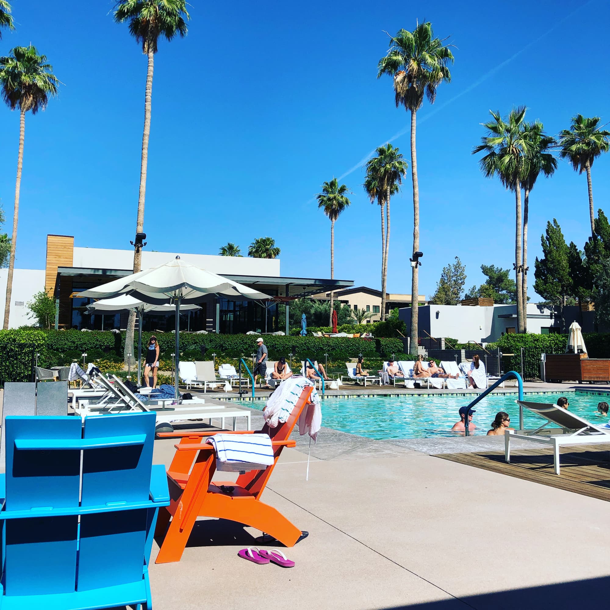 Pool and poolside view