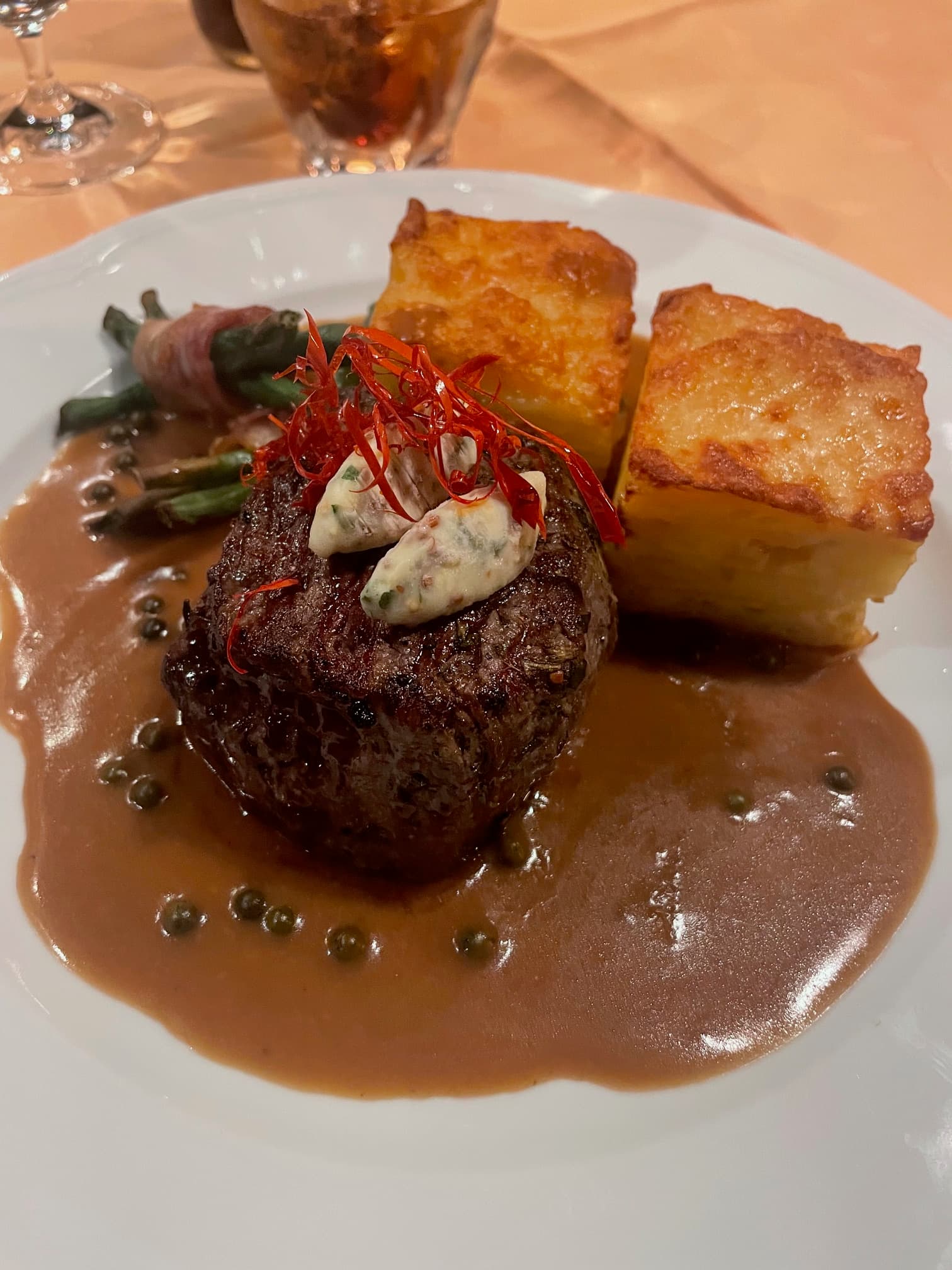 Zvonice Meal, steak with potatoes - Lauren Baroevich