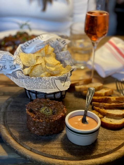 Appetizers on a board, something you can get while in Aspen Colorado for New Years.