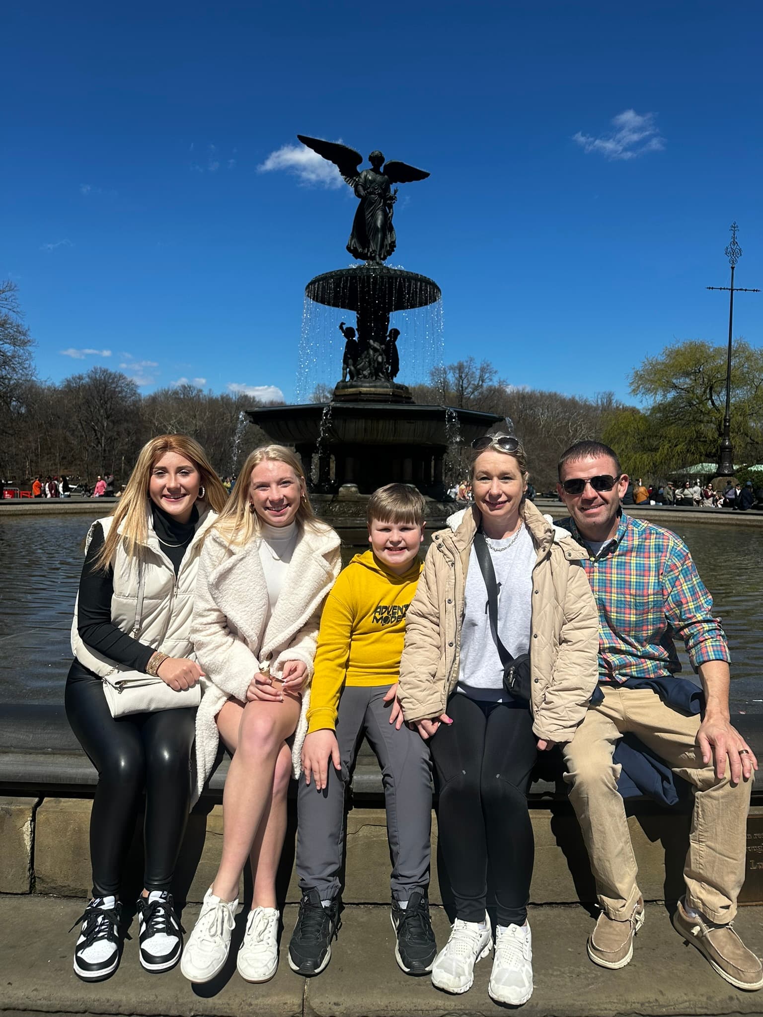 Family in Central Park Movie Scene - Shelly Maffia