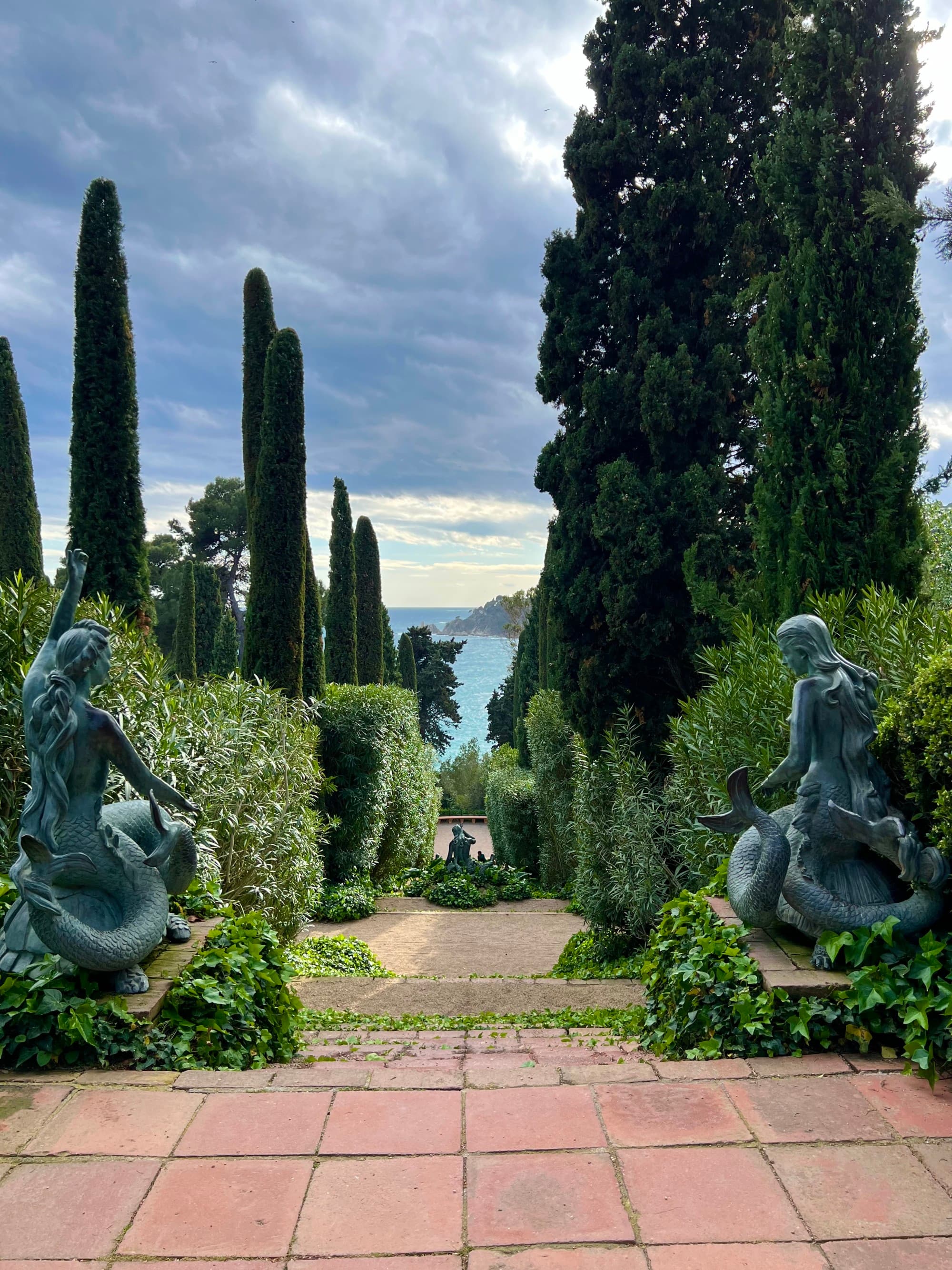 St Clotilde Gardens - A pleasant discovery on a stop in Lloret de Mar on the Costa Brava of Spain.