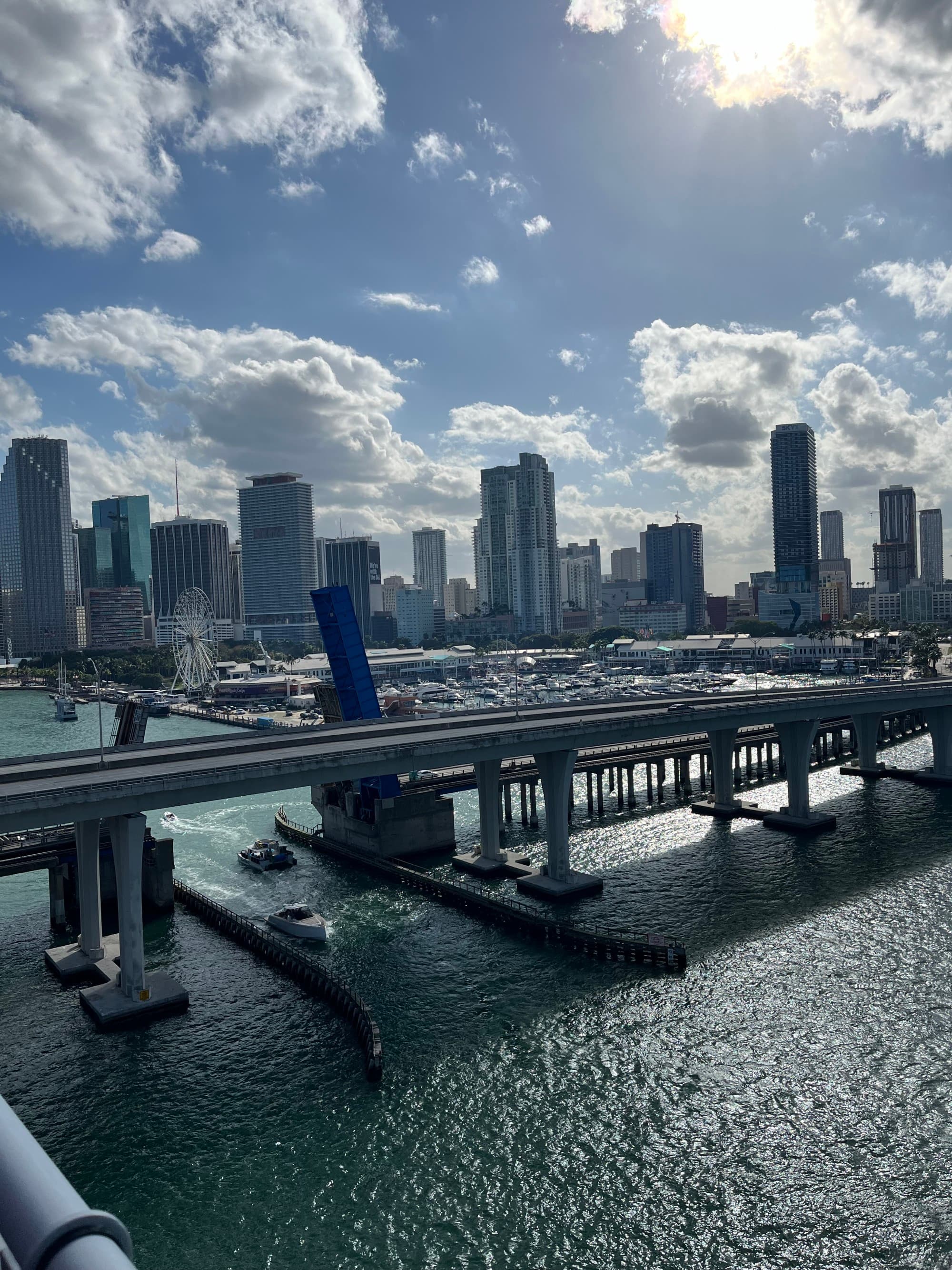 A view of a city skyline during the daytime from the water