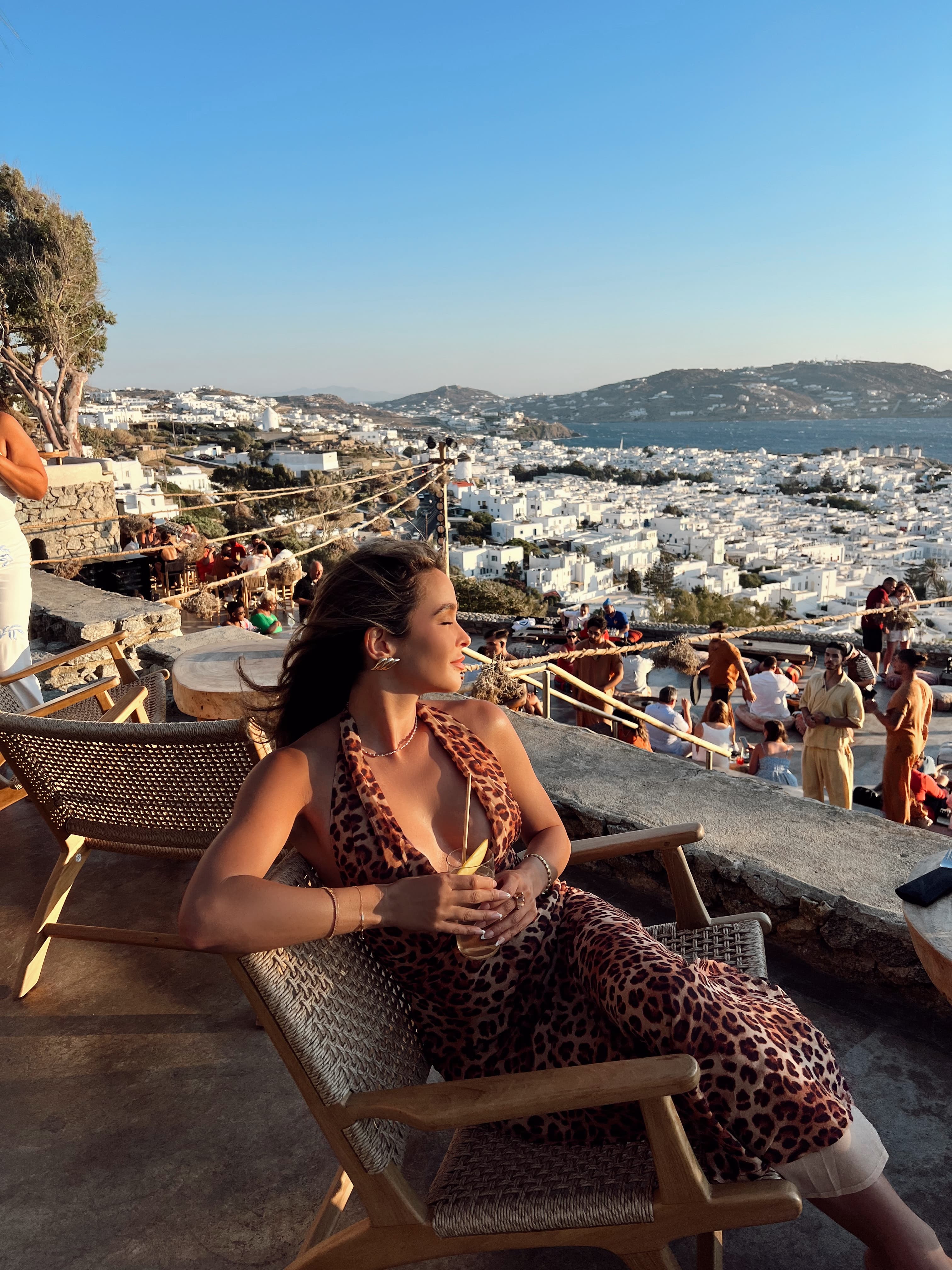 Looking at views of the town.