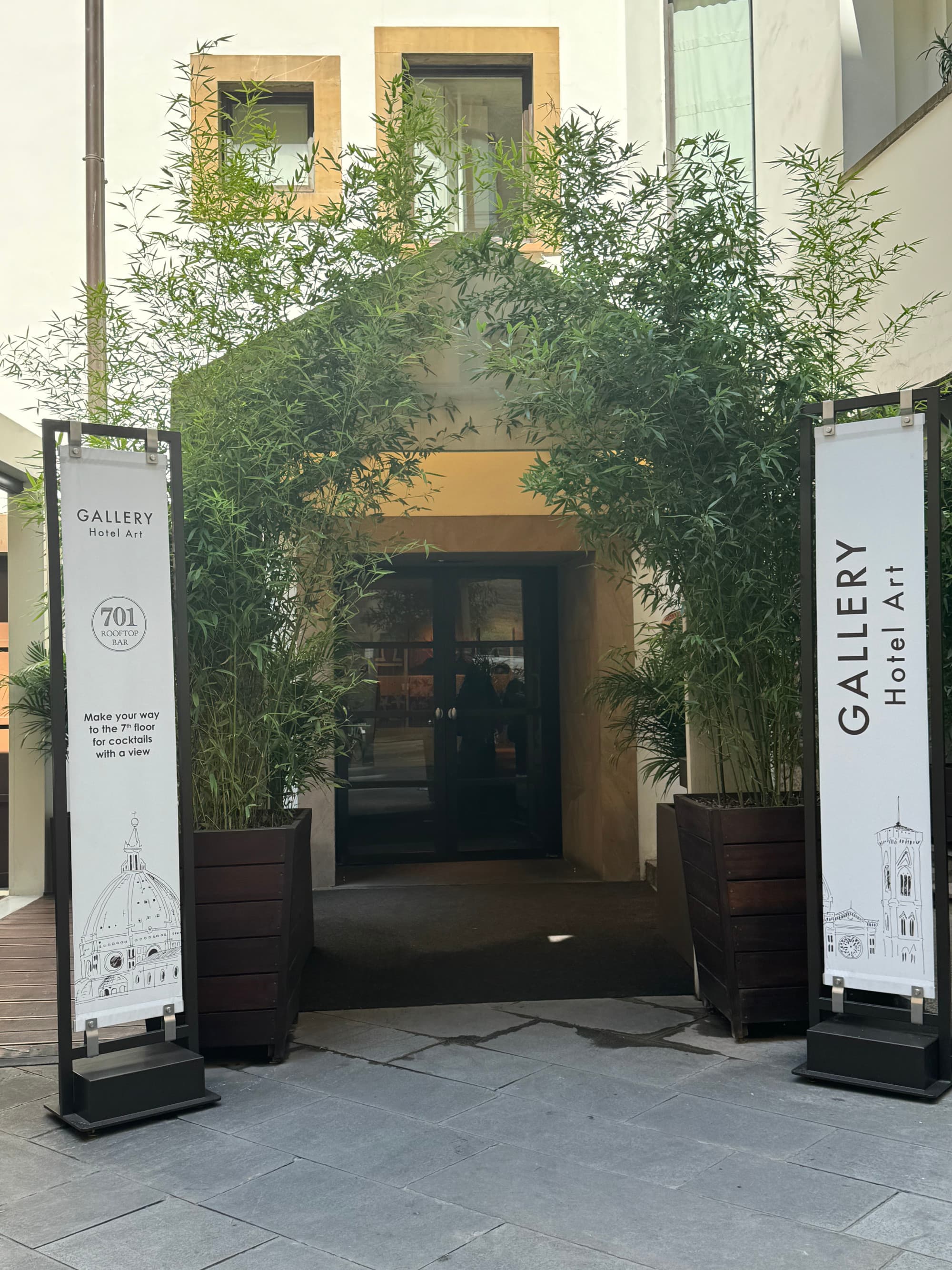 Hotel entrance