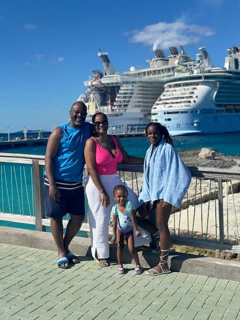 Advisor Family Pic on the pier - Nadege Normil
