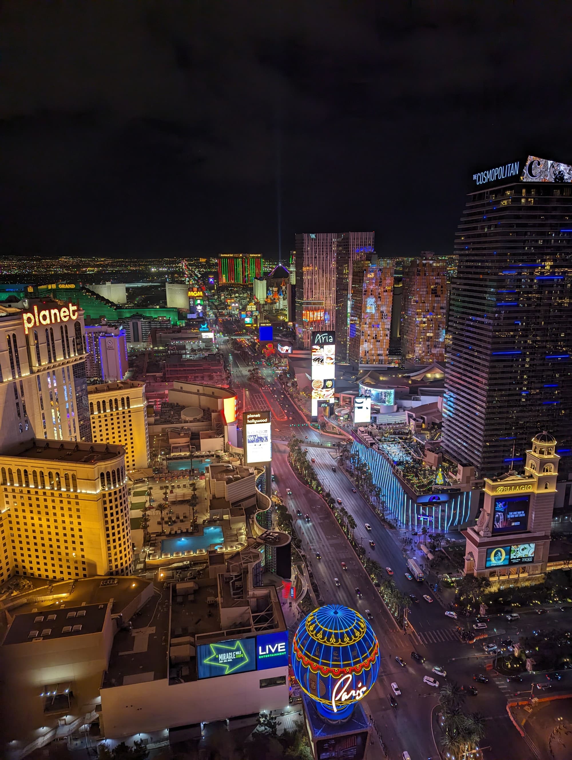 Night view of the city