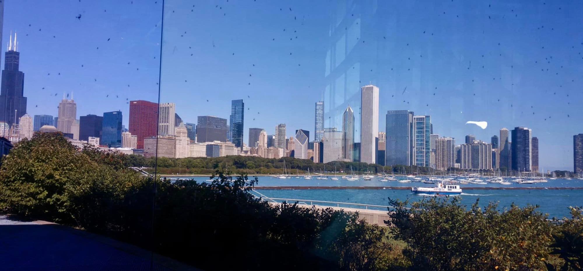 View of a city skyline