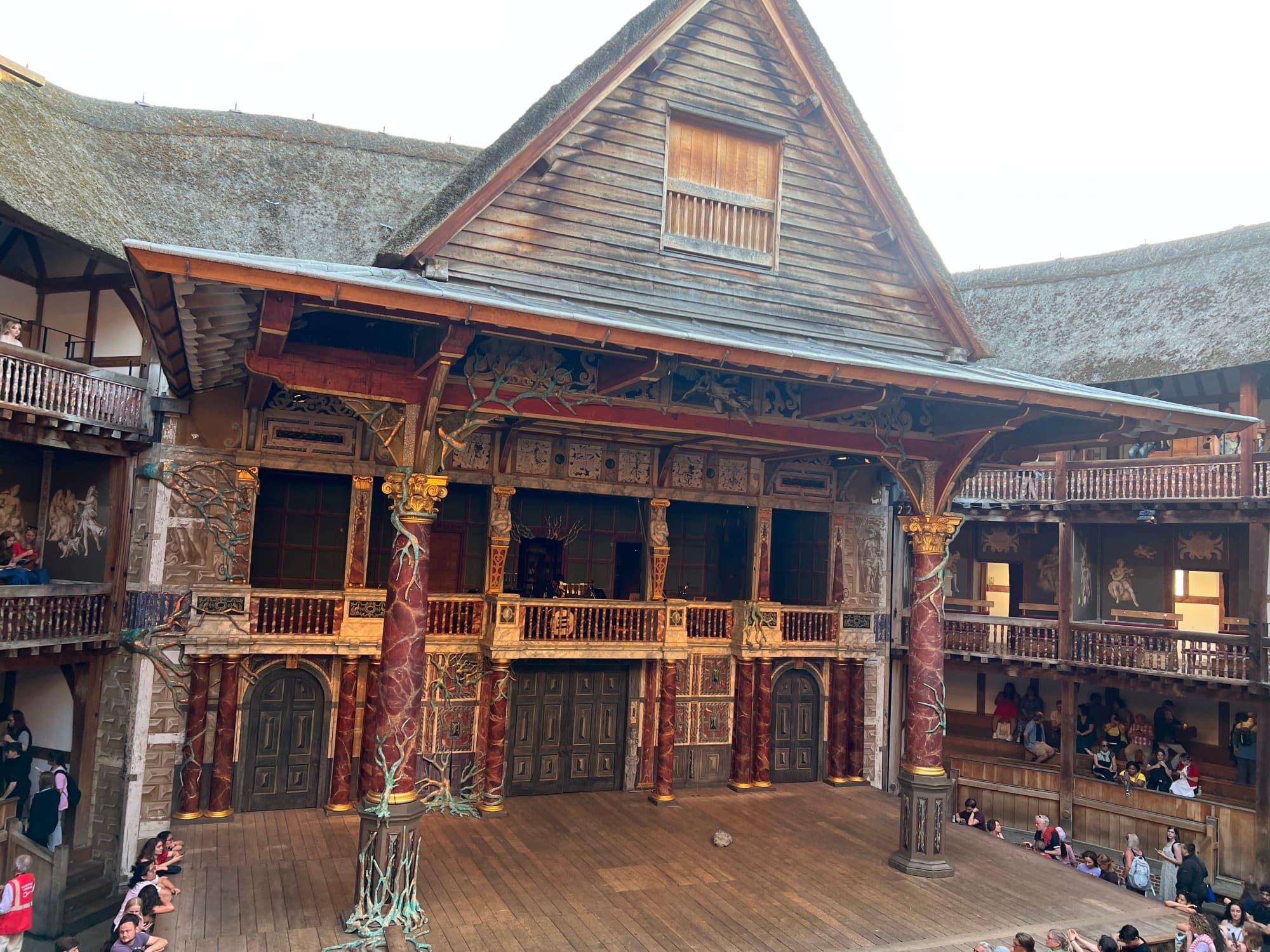 A outdoor theater stage during the daytime