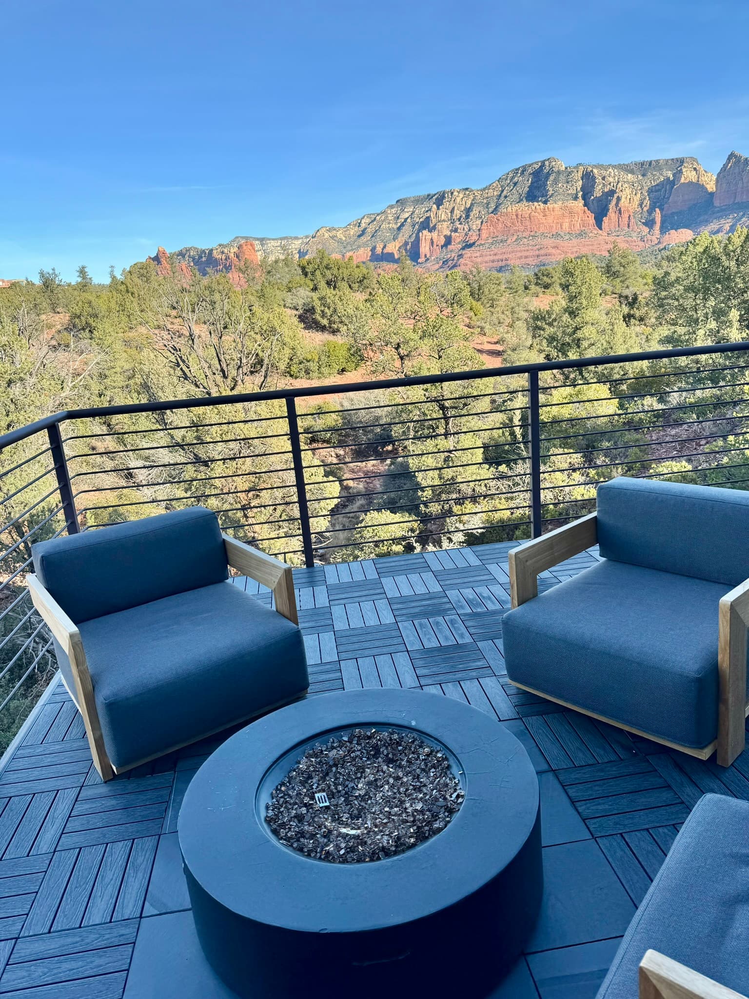 View from the terrace of the hotel