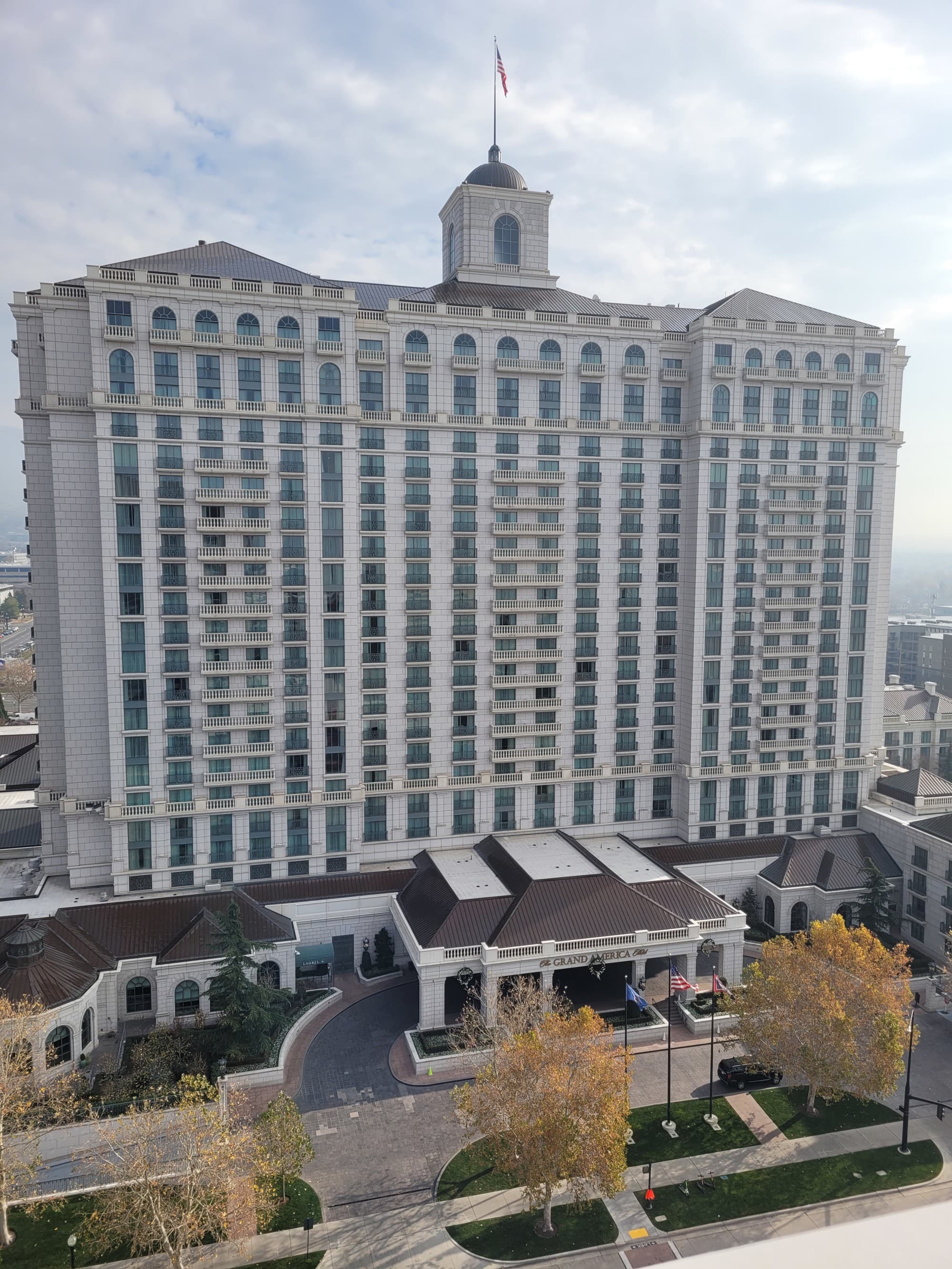 View of The Grand America from the Tower Suite of The Little America Hotel - Courtney Erbe