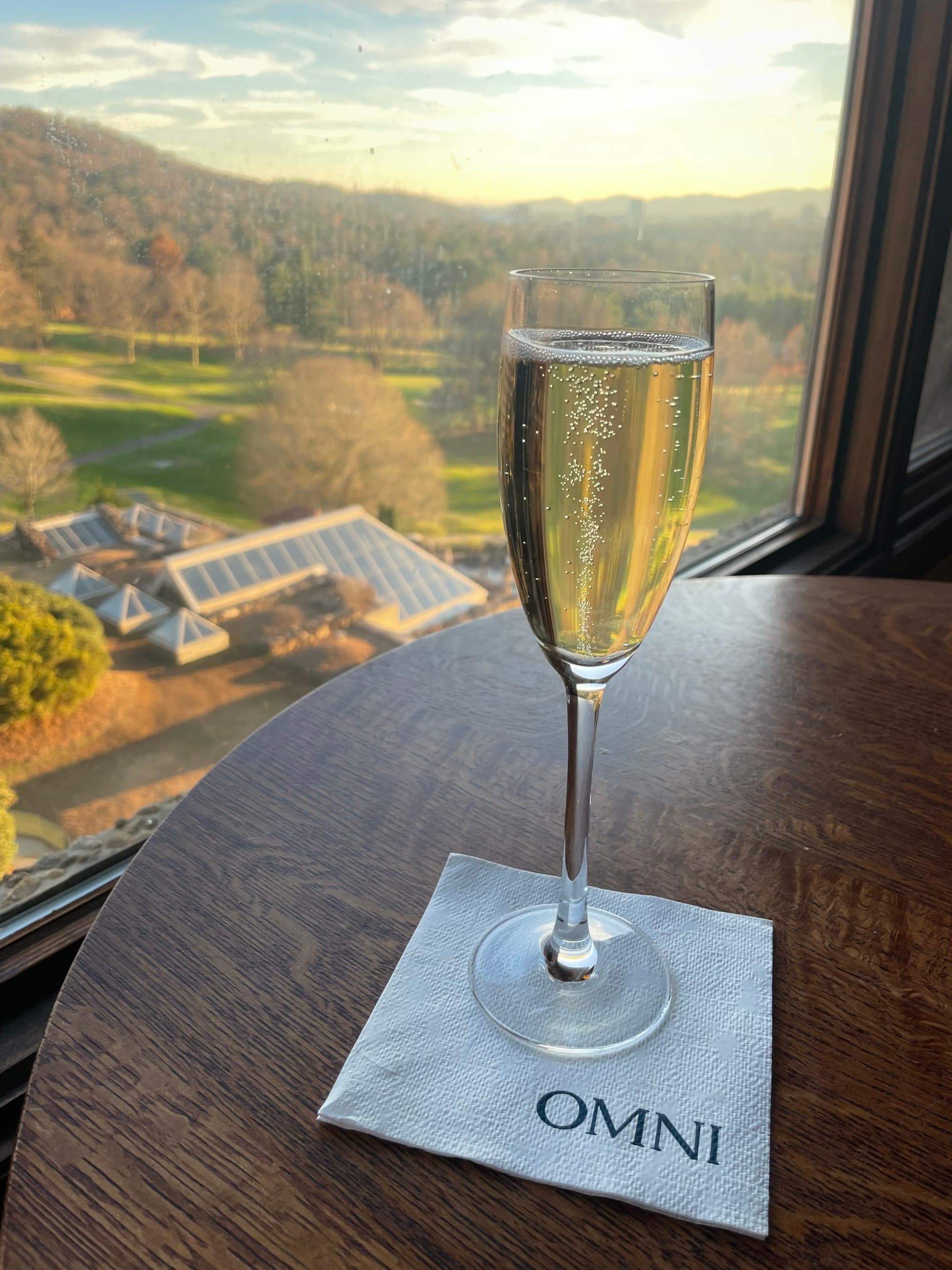 View from the club level lounge