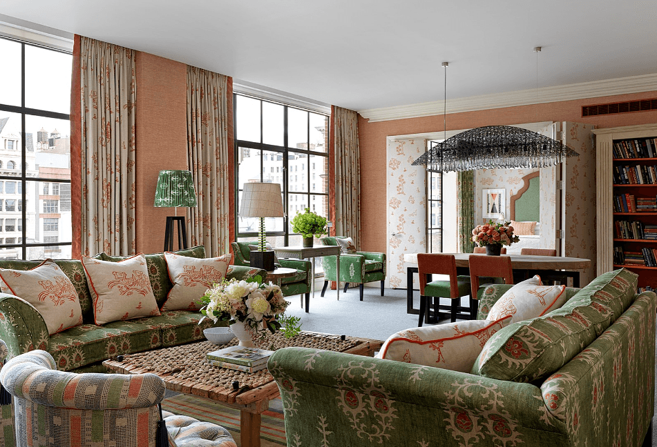 A beautiful hotel room