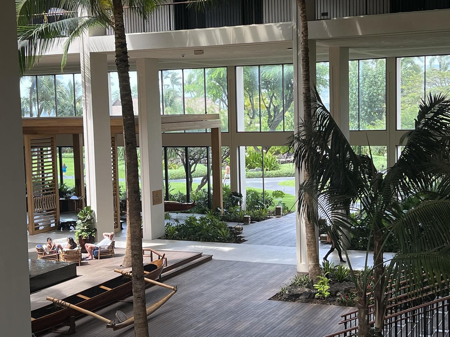 A spectacular hotel view