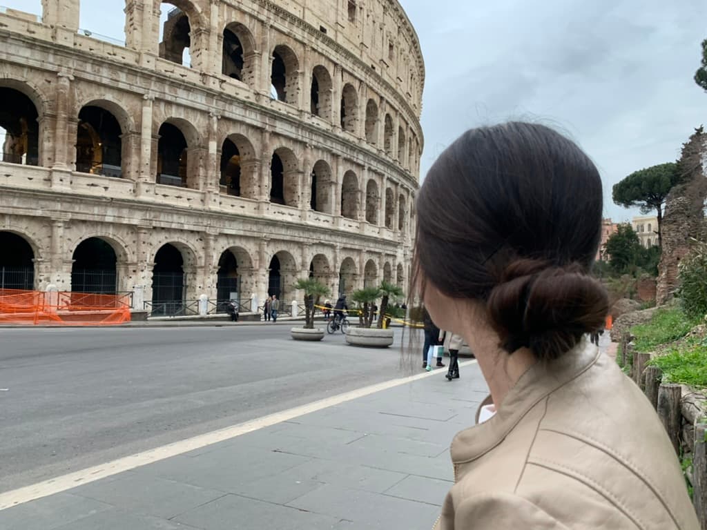 Visiting the Colosseum