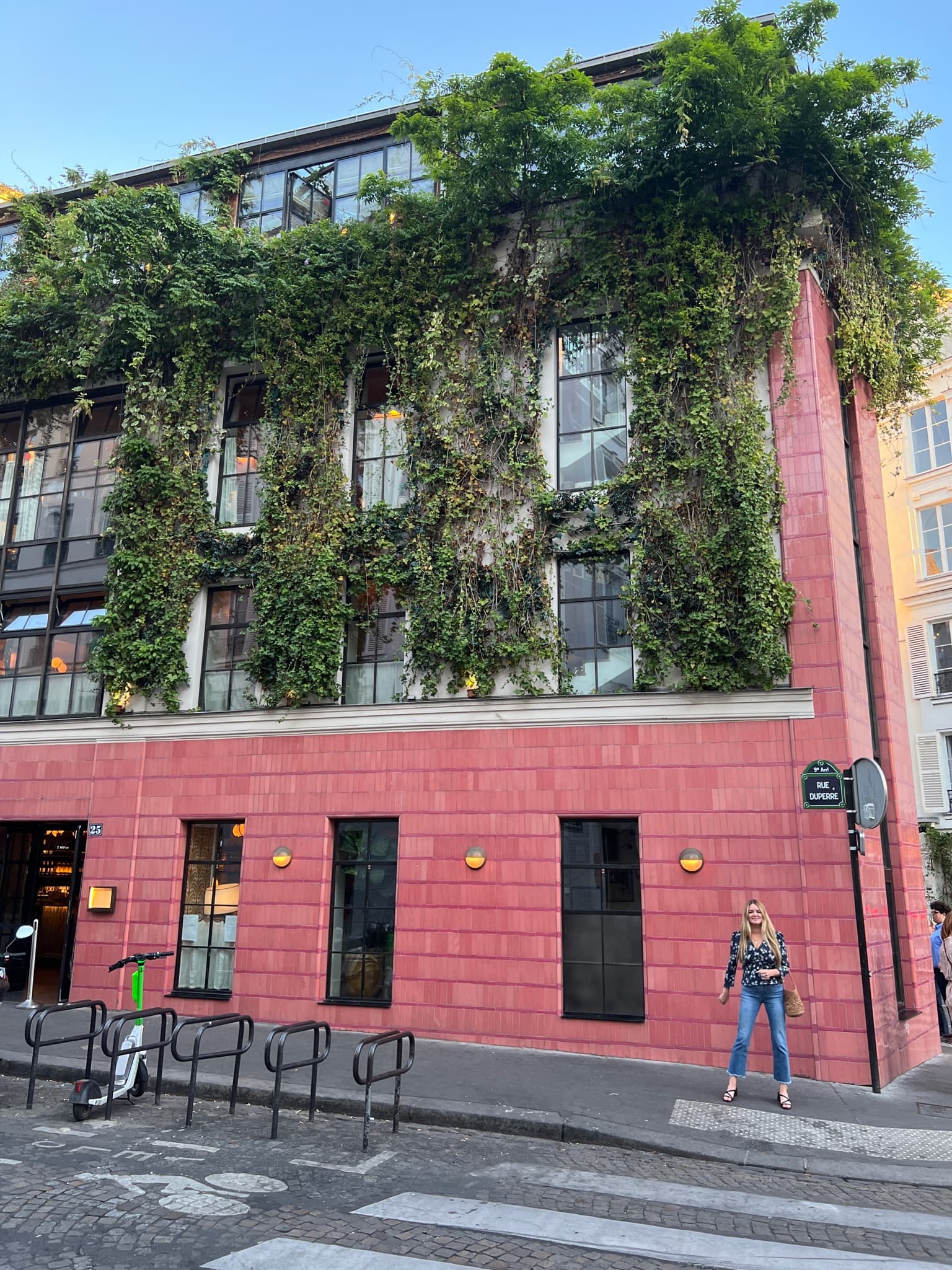 View of Pink Mamma Italian restaurant