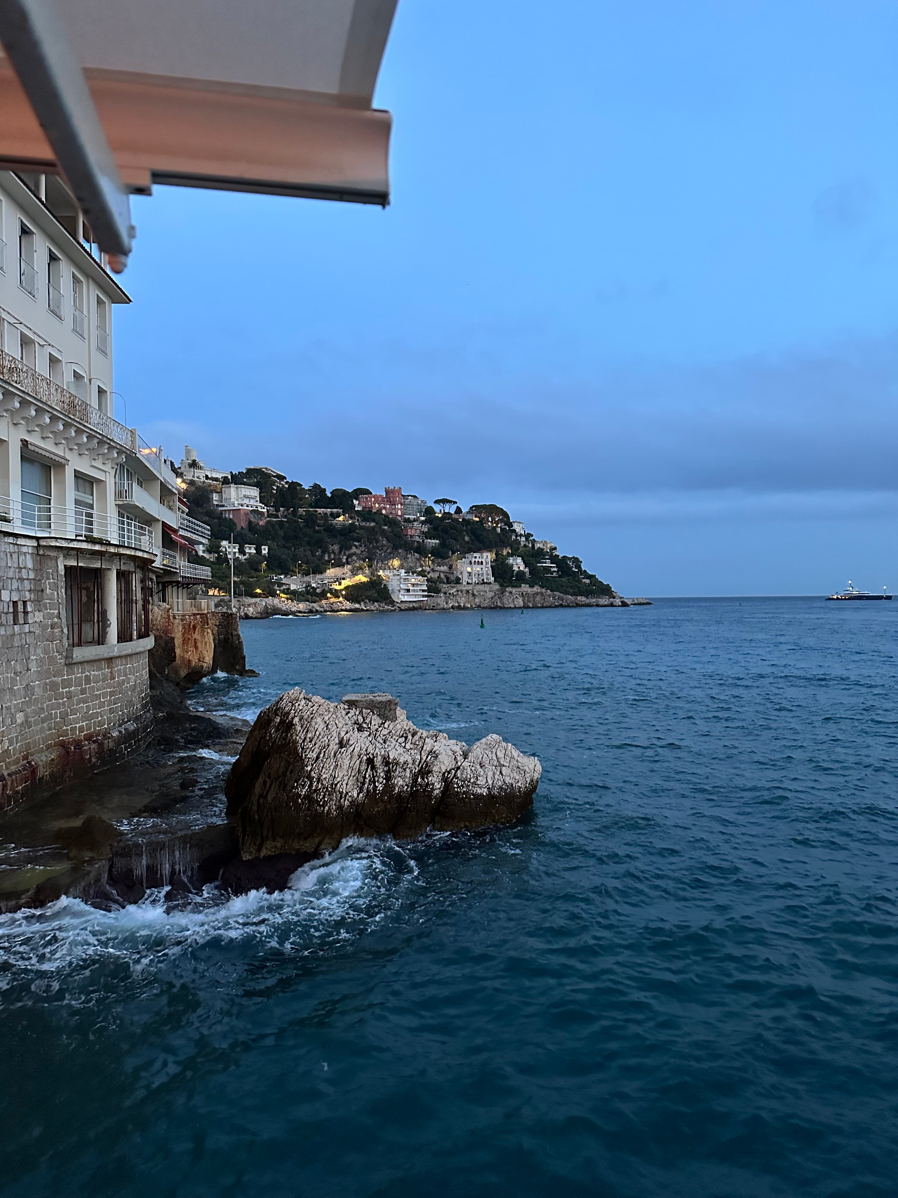 View of a building by the sea