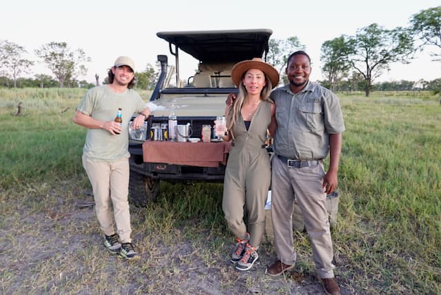 standing in the fields