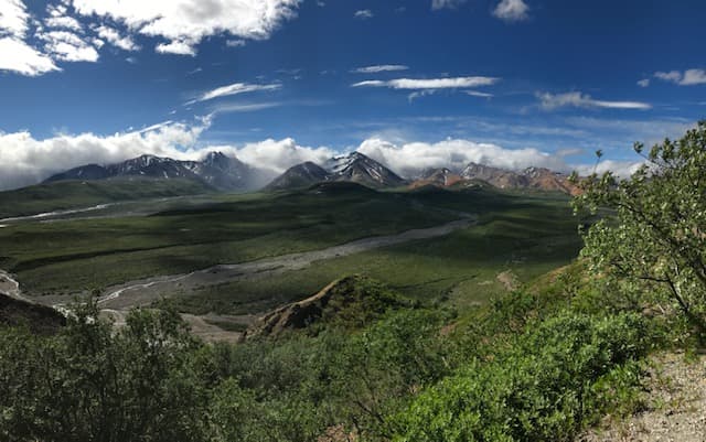 Bewautiful view of Denali National Park and Preserve
