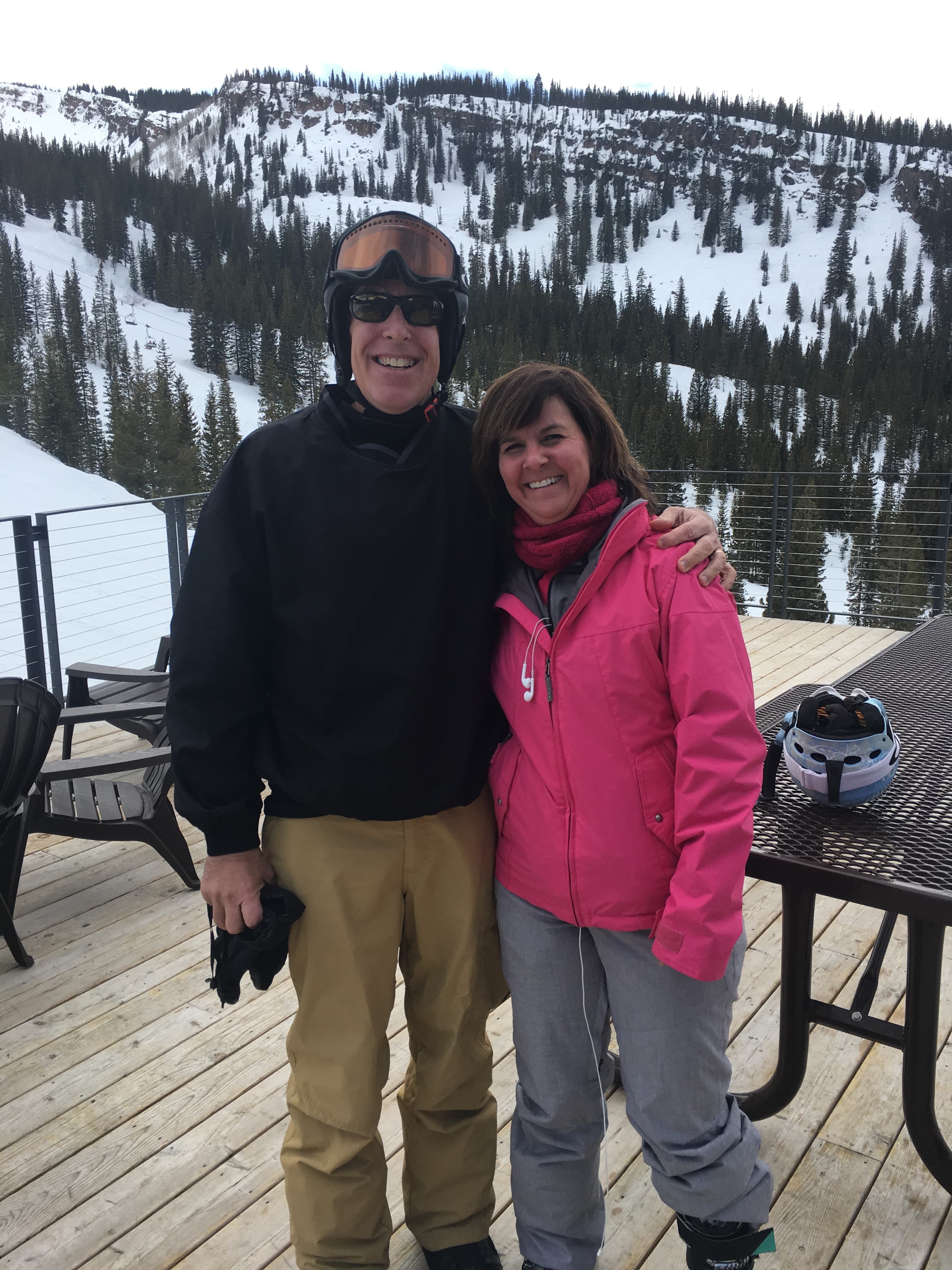 Picture of Patti in pink jacket