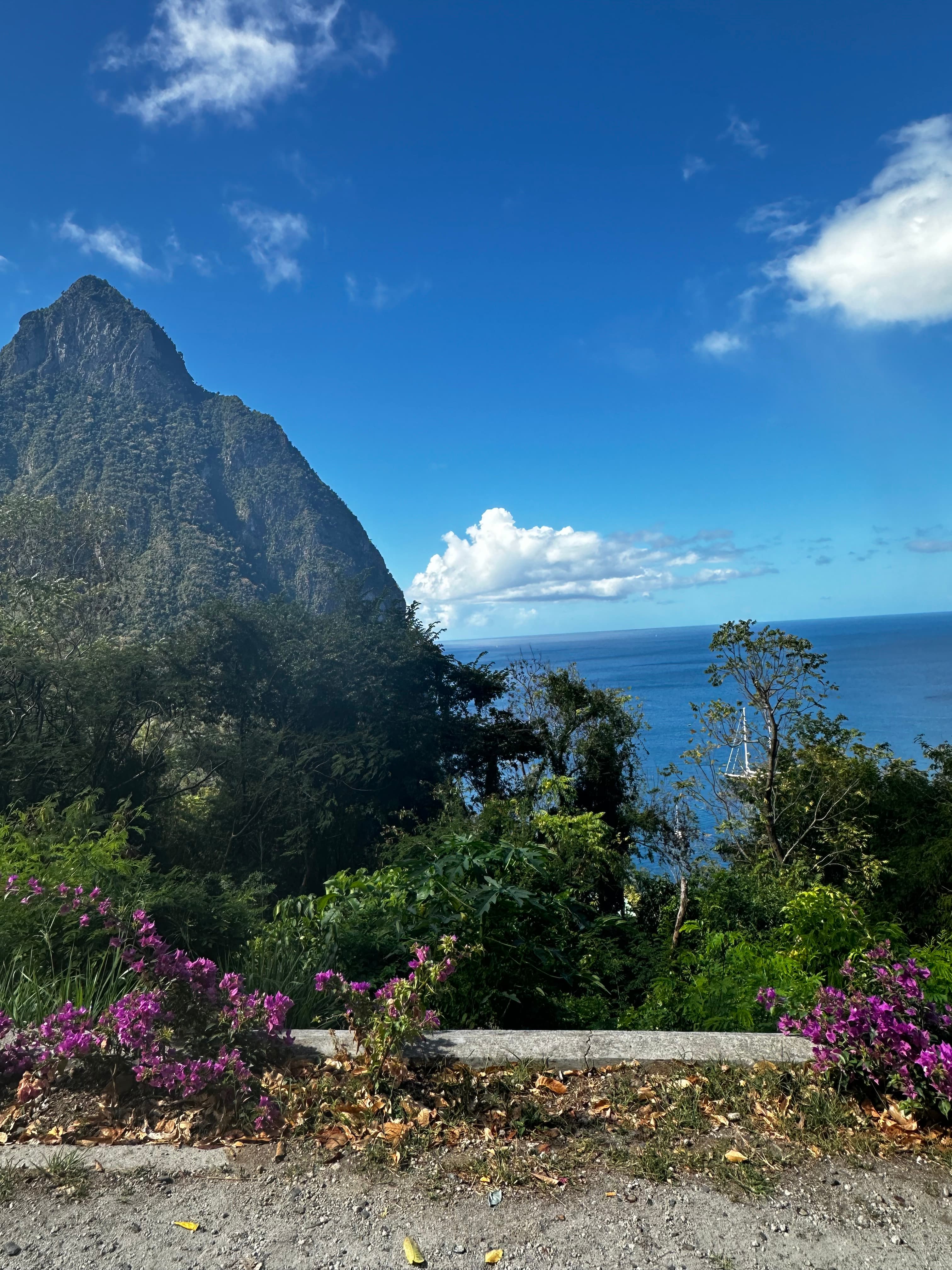 Beautiful view of St. Lucia