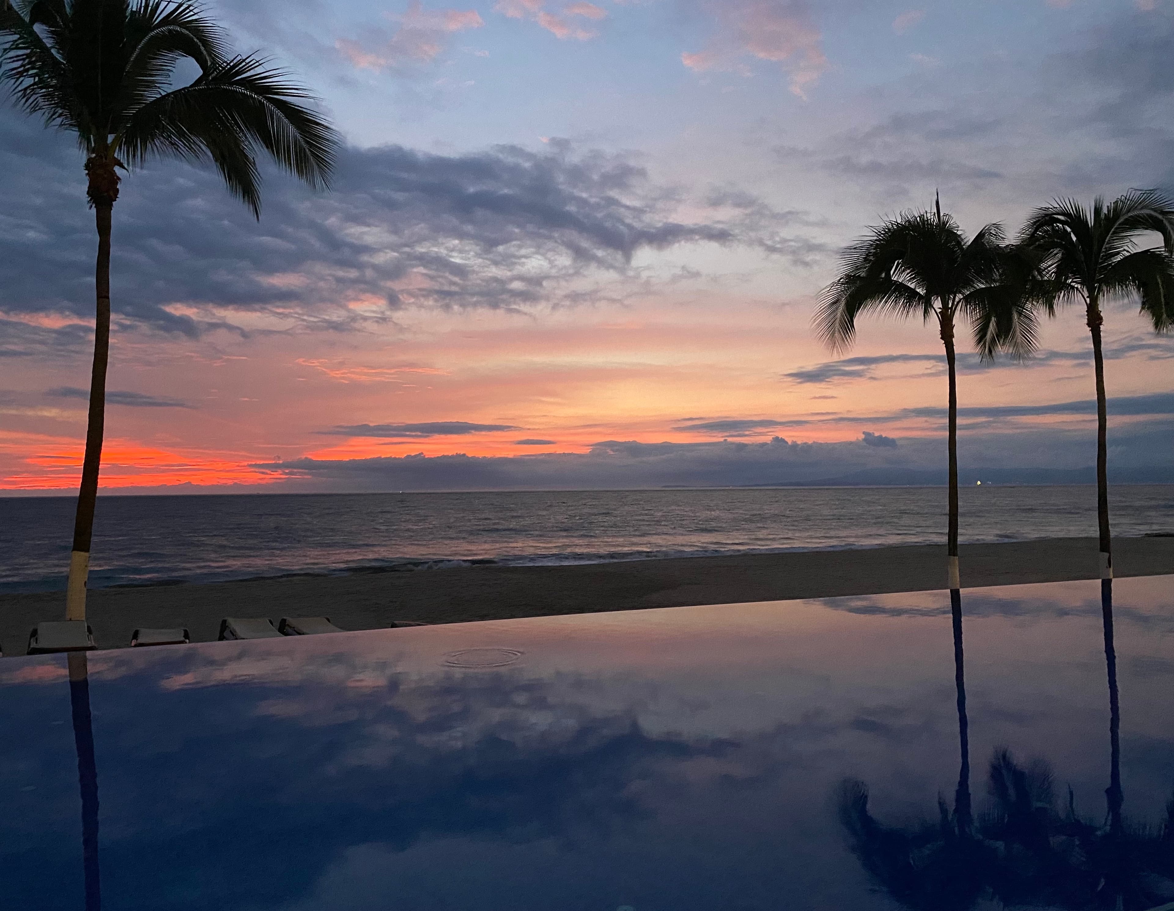 Beautiful view of sunset