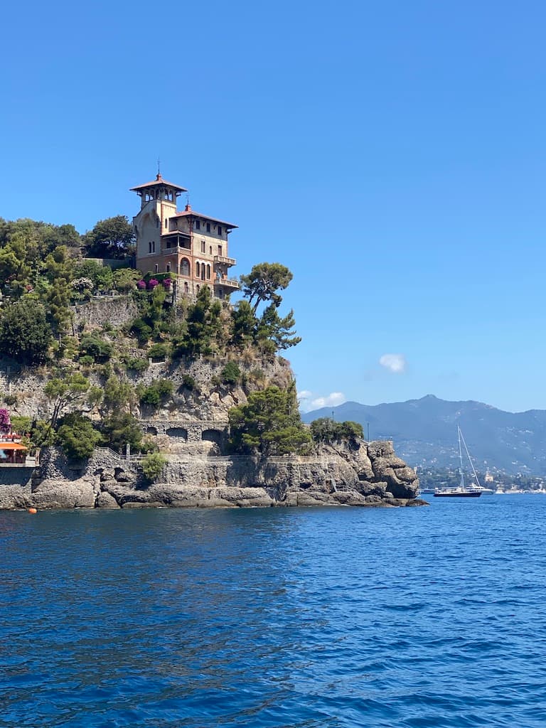 View of Portofino Liguria Cliff House