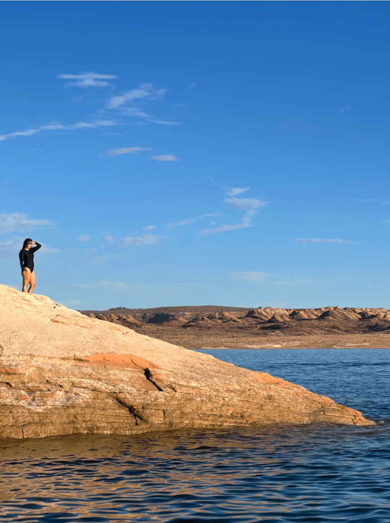 Beautiful view of the lake