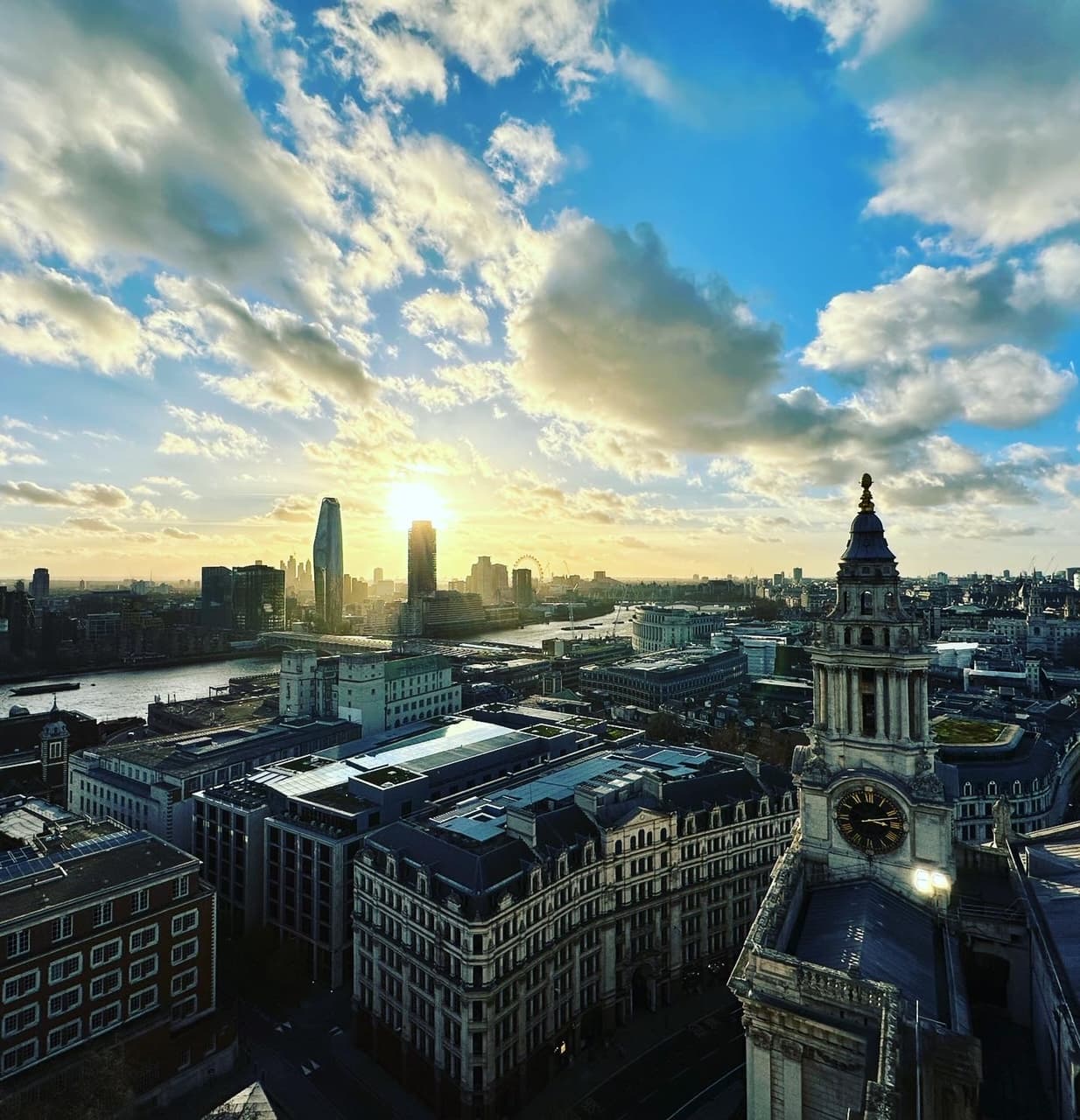 Beautiful view of city of London