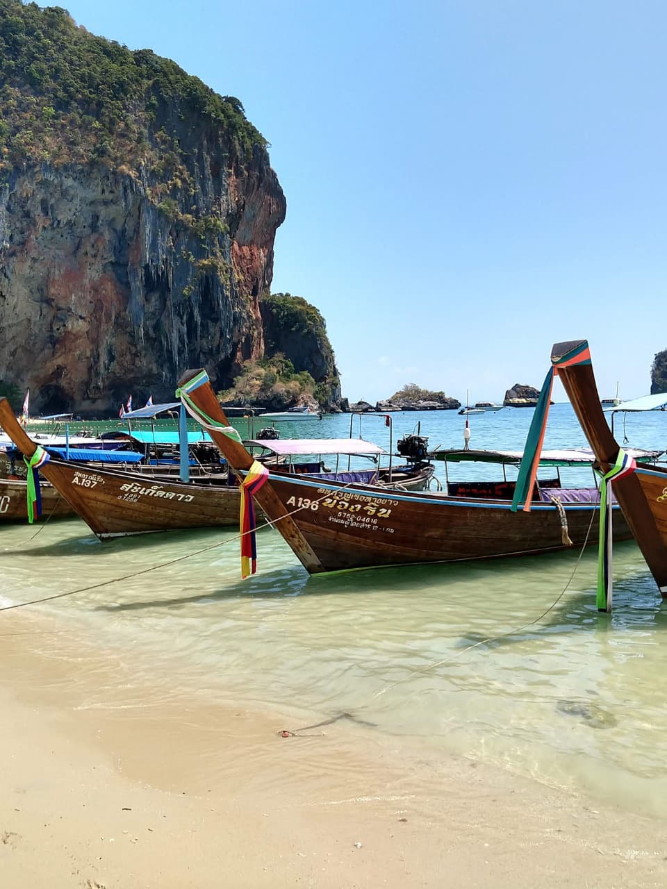 Boat on Railay Beach