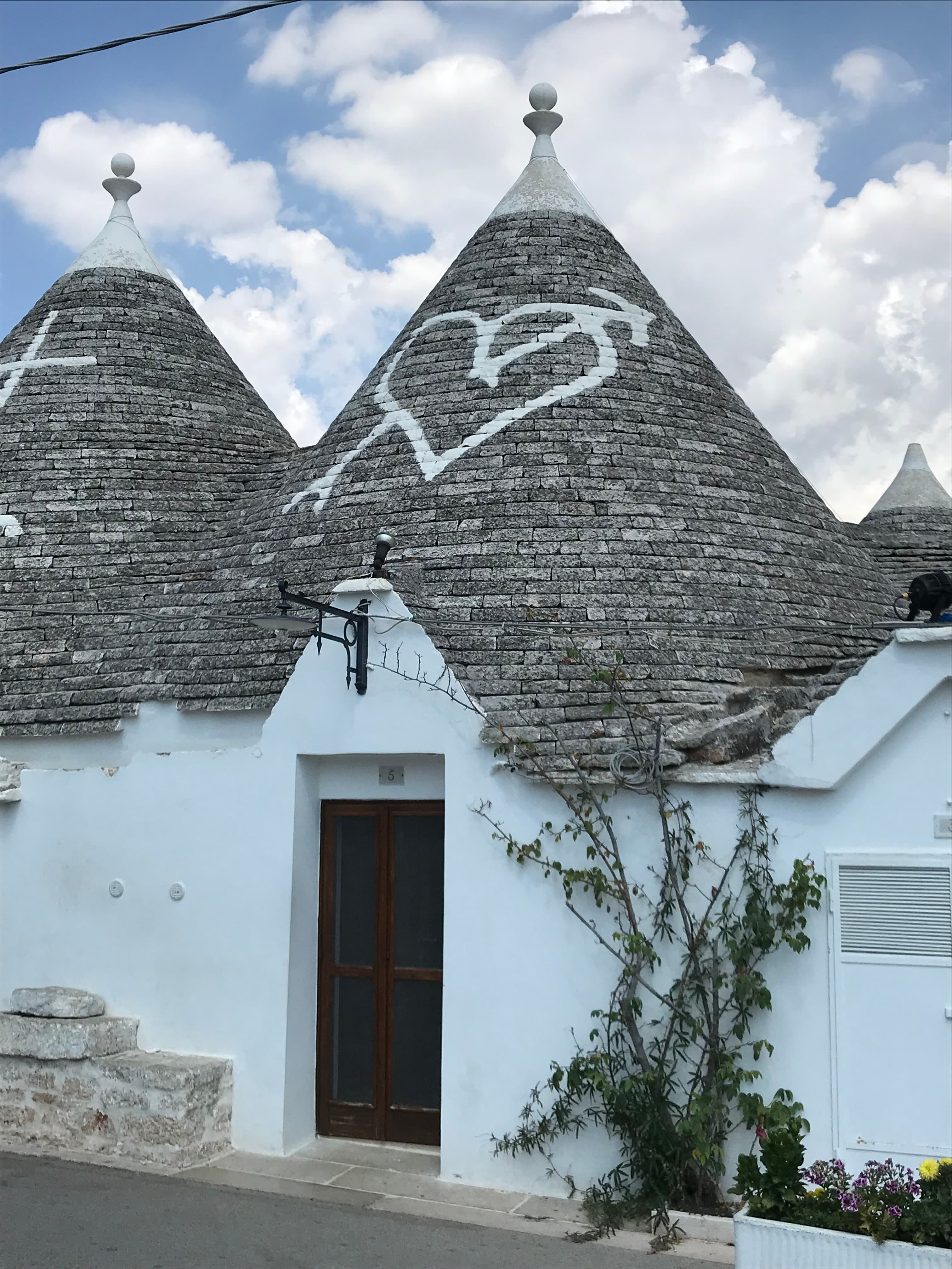 Beautiful view of town of Puglia