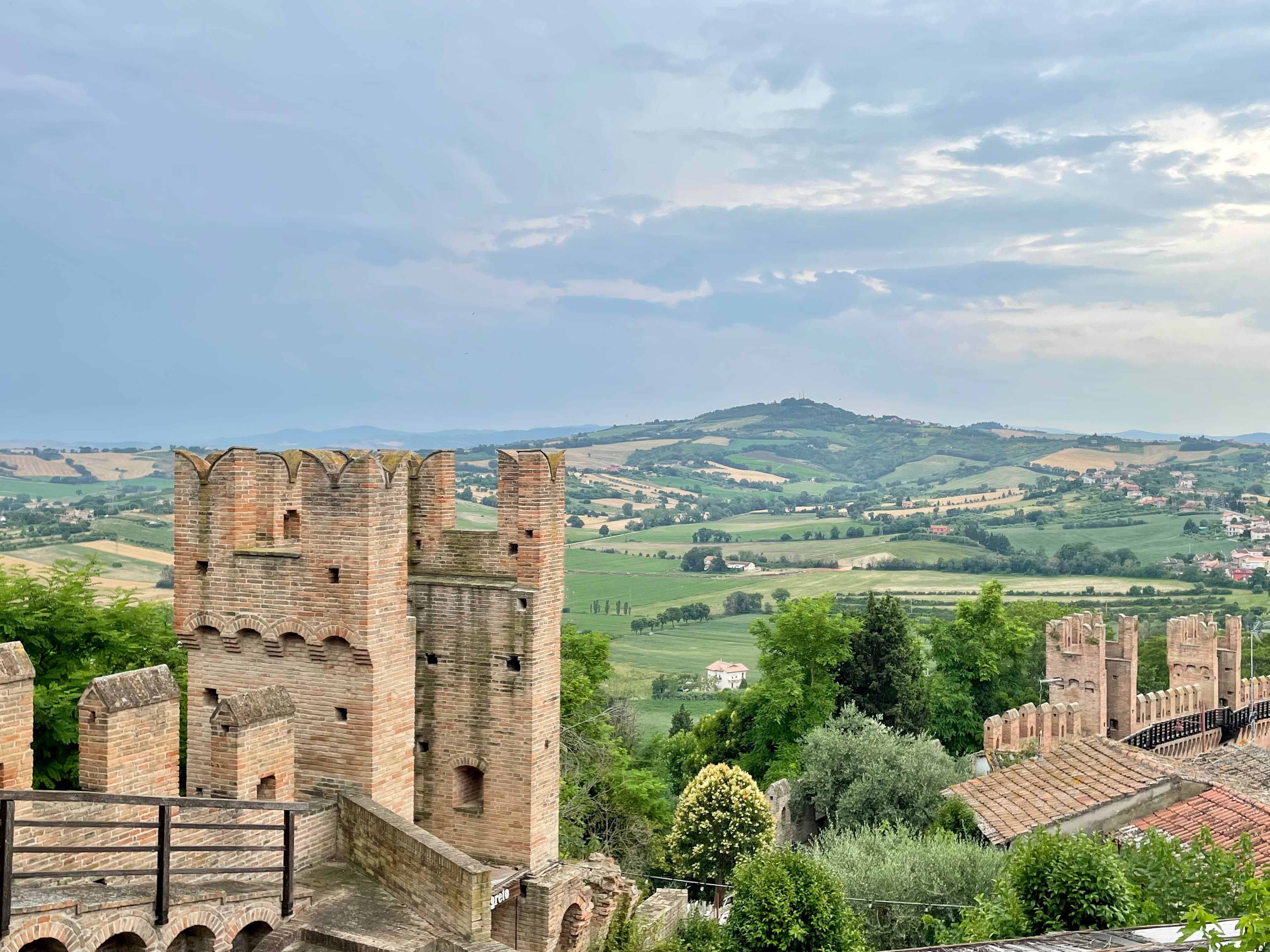 Beautiful view of Castello di Gradara