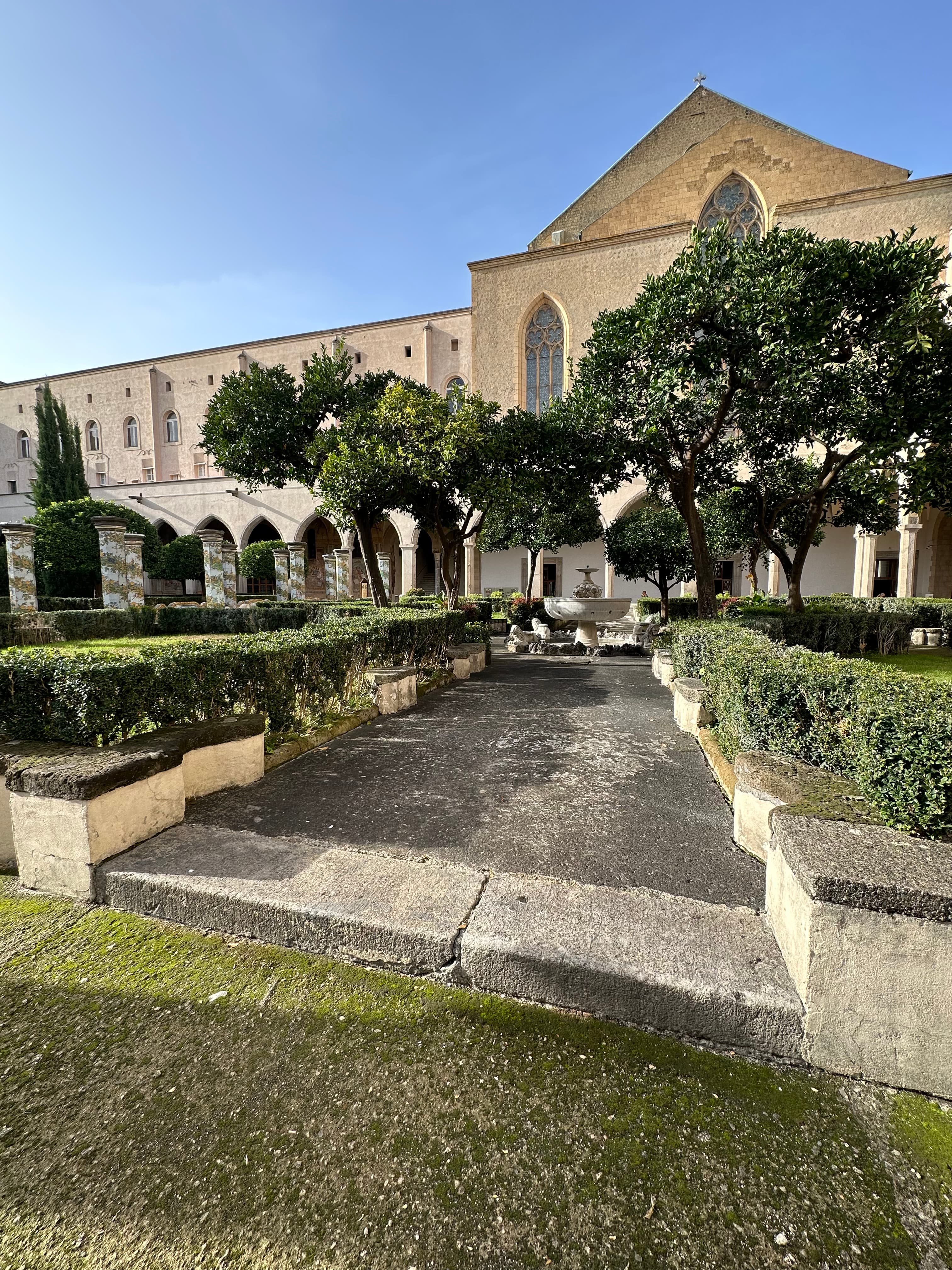 View of Museo di Santa Chiara in Naples