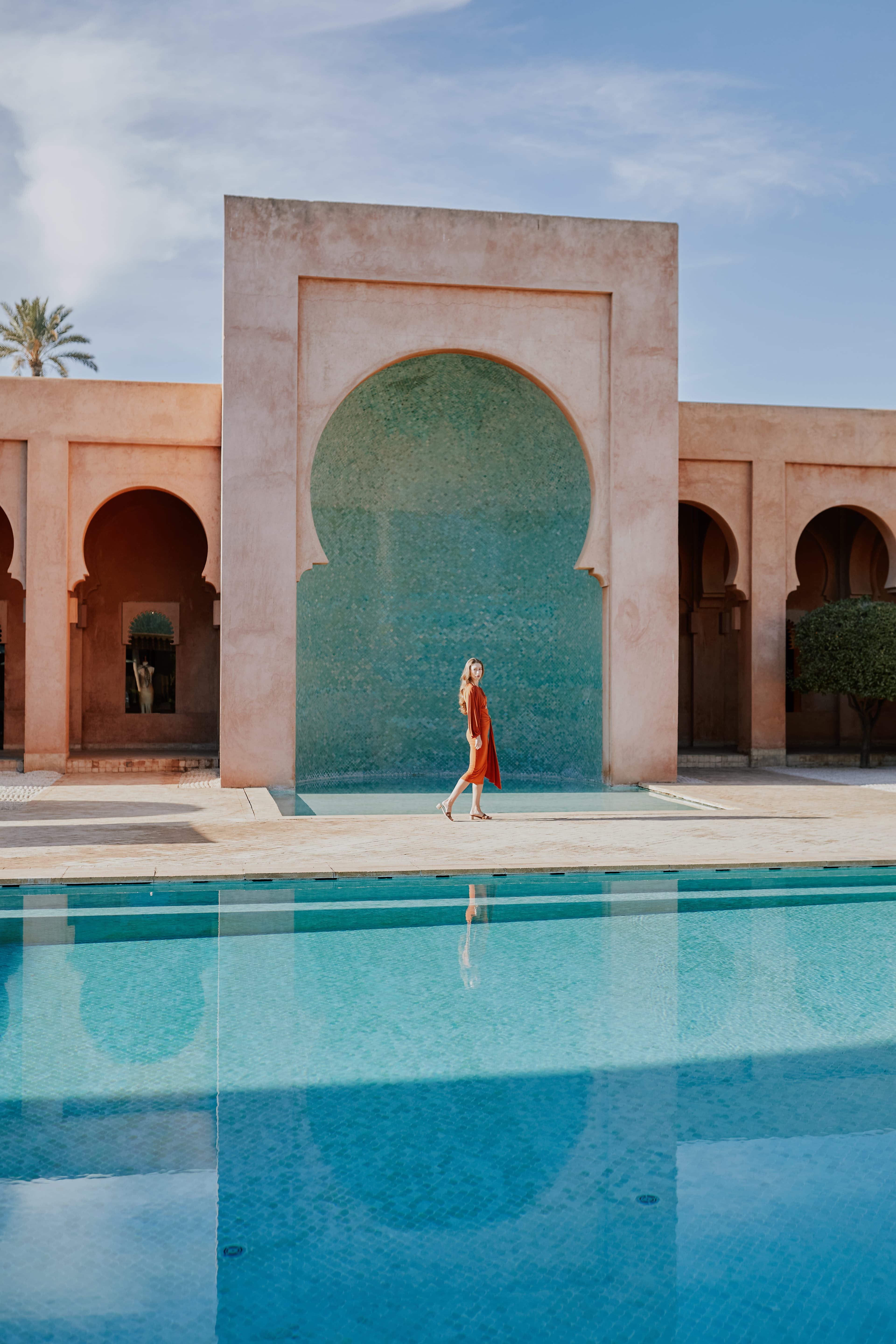 Beautiful view of Amanjena hotel