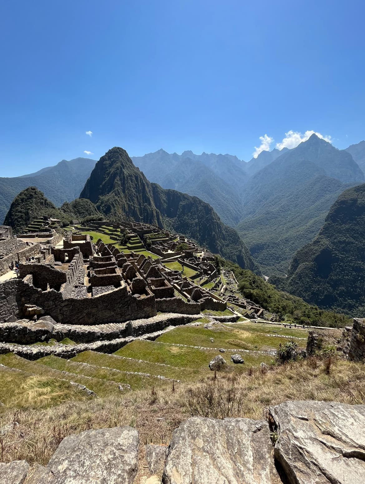View of the Historic Sanctuary of Machu Picchu